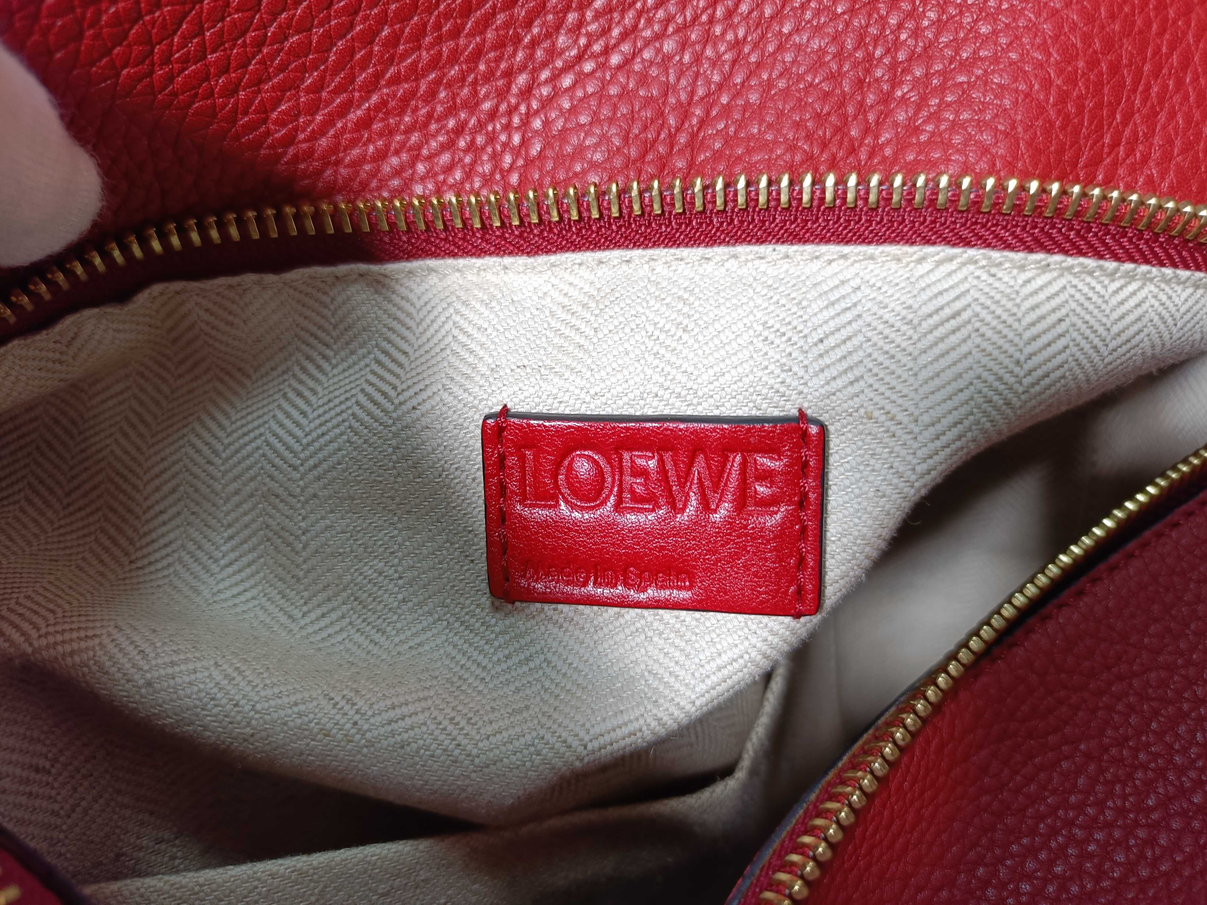 322.12KS20 Puzzle Bag Small Leather Red Storage Bag, Struck Shoulder Bag — view 6