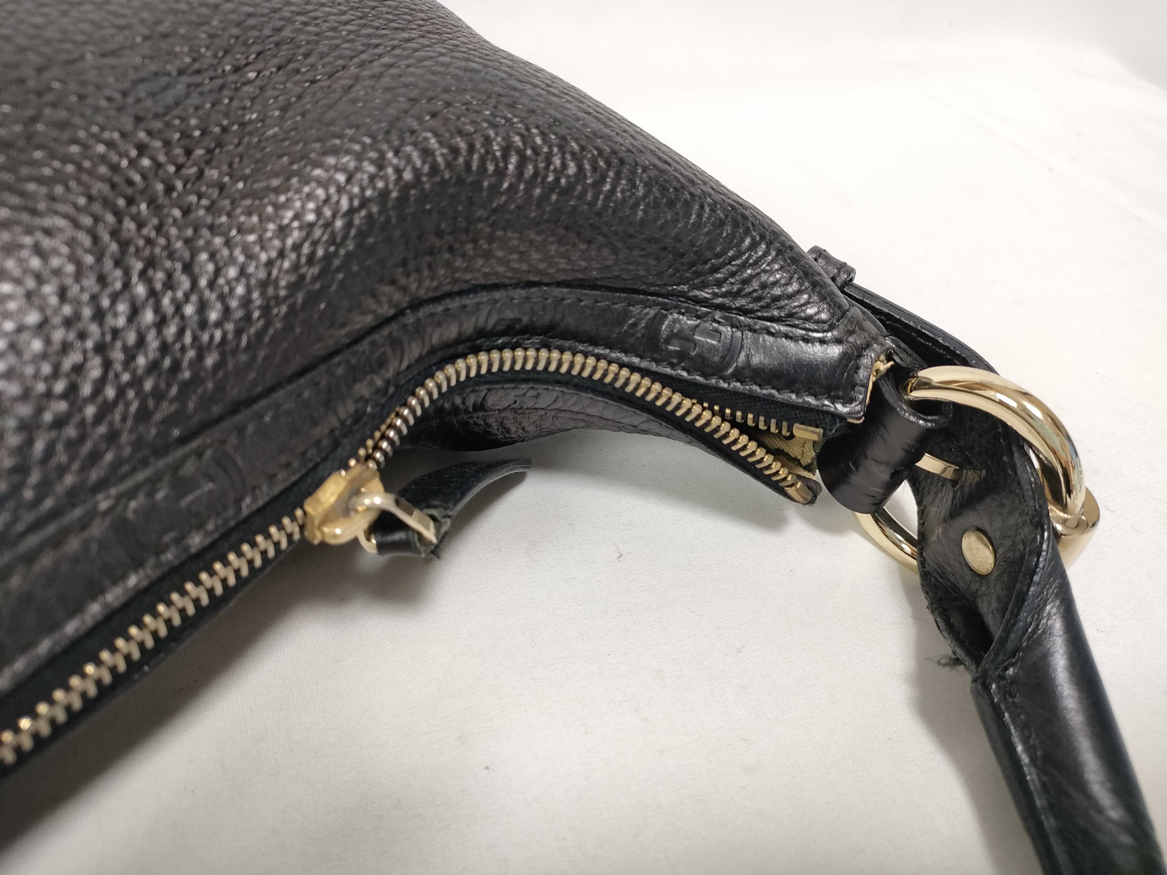 Guccissima Leather One-Shoulder Bag, Black, 181515 (Shoulder Bag) — view 8