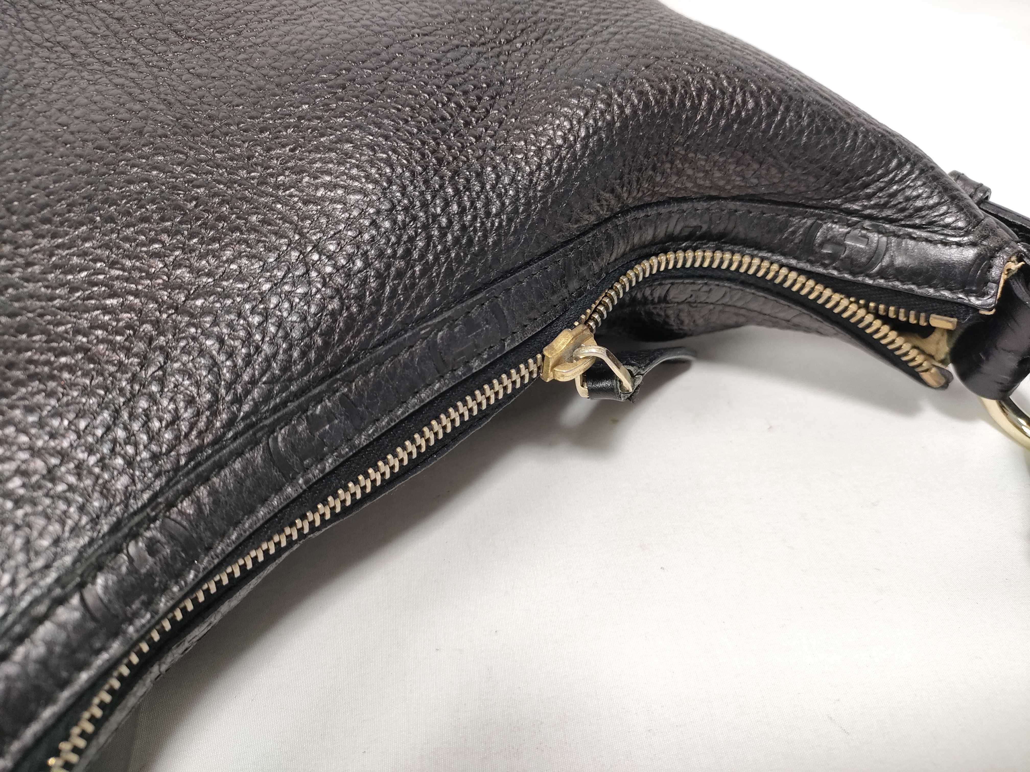 Guccissima Leather One-Shoulder Bag, Black, 181515 (Shoulder Bag) — view 9