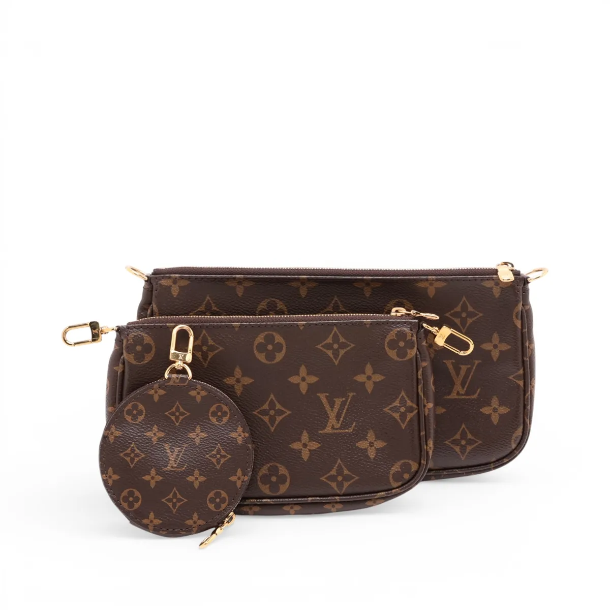 Monogram Multipochette Accessoires M44813 MB1210 Brown (RFID detected) — view 2