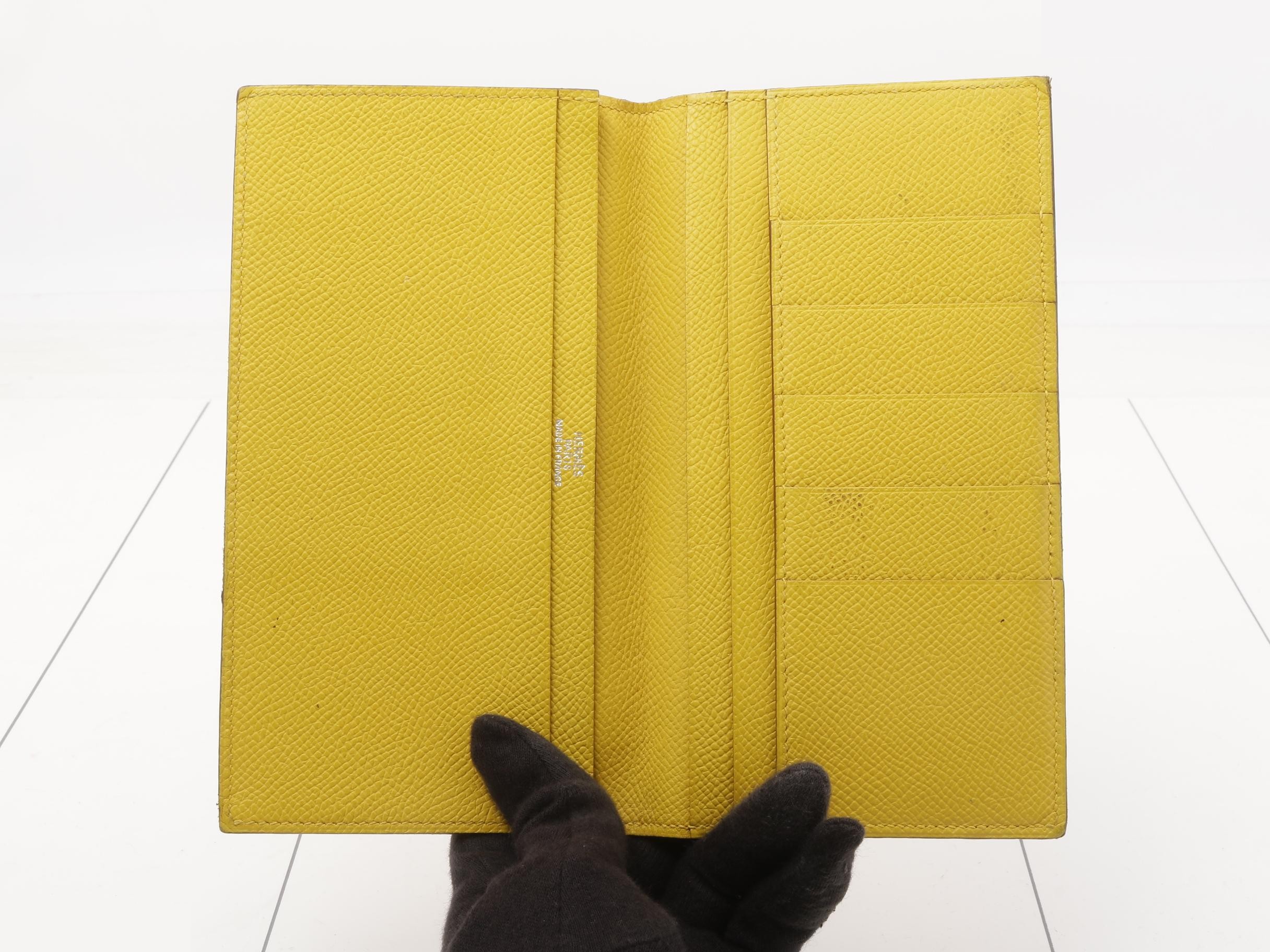 bi-fold long wallet, M stamp — view 4