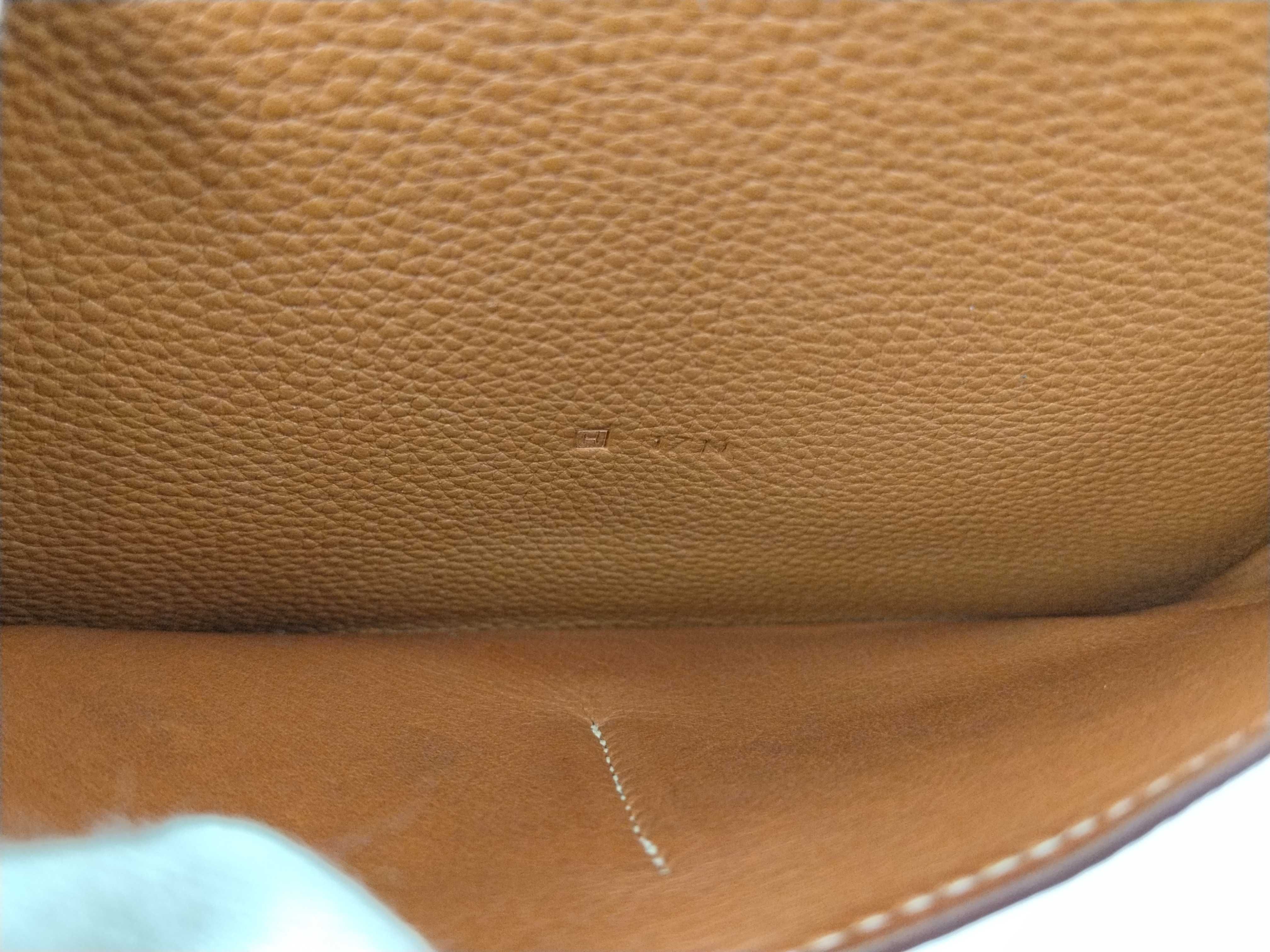 Dogon GM Long Wallet, Leather, Silver Hardware, Stamped — view 11