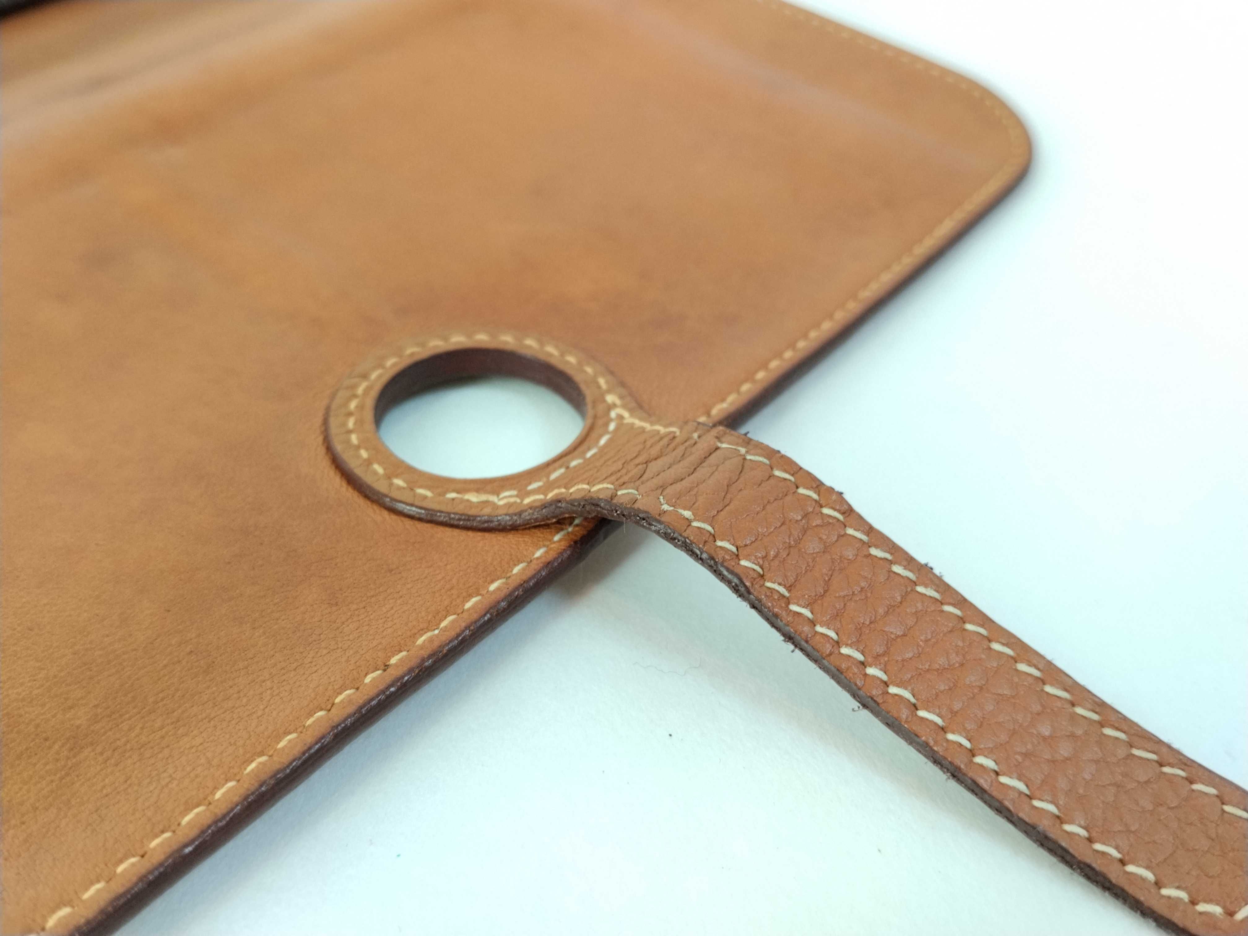 Dogon GM Long Wallet, Leather, Silver Hardware, Stamped — view 14