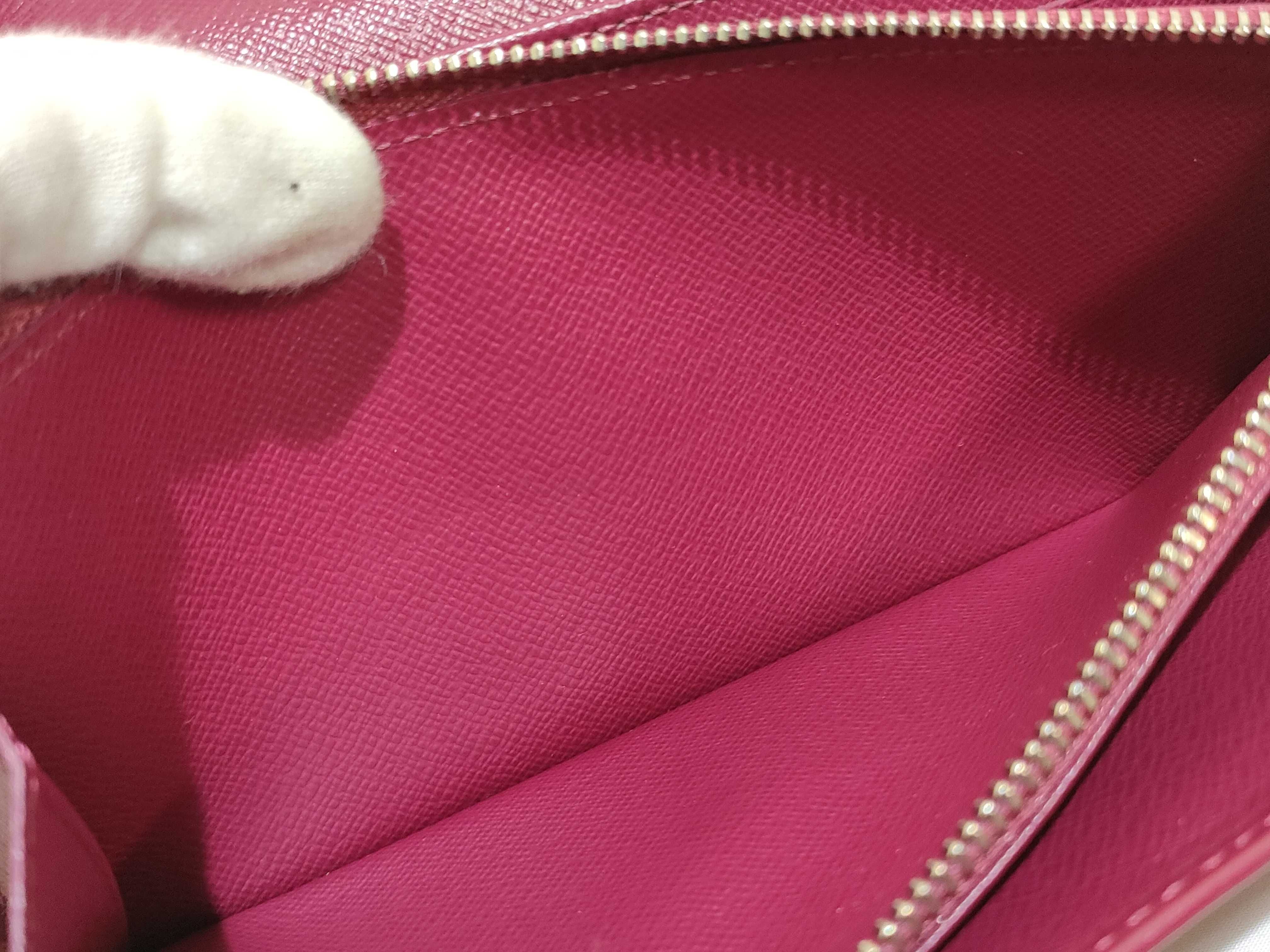 Epi Leather Portefeuille Sarah Burgundy Long Wallet M60317 CA0172 — view 11