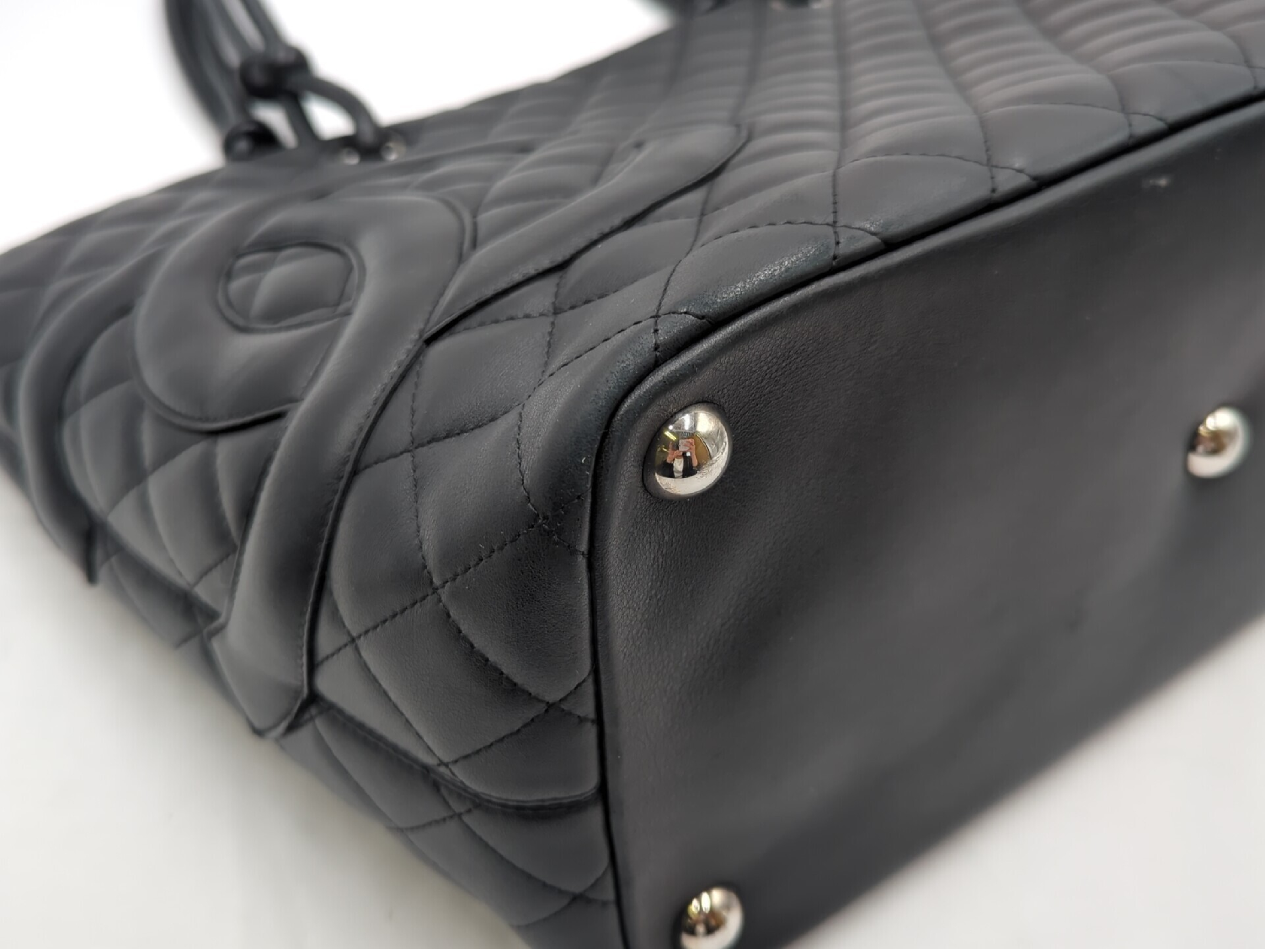 Cambon Large Tote Bag, Black, Series 9 (Tote Bag) — view 3