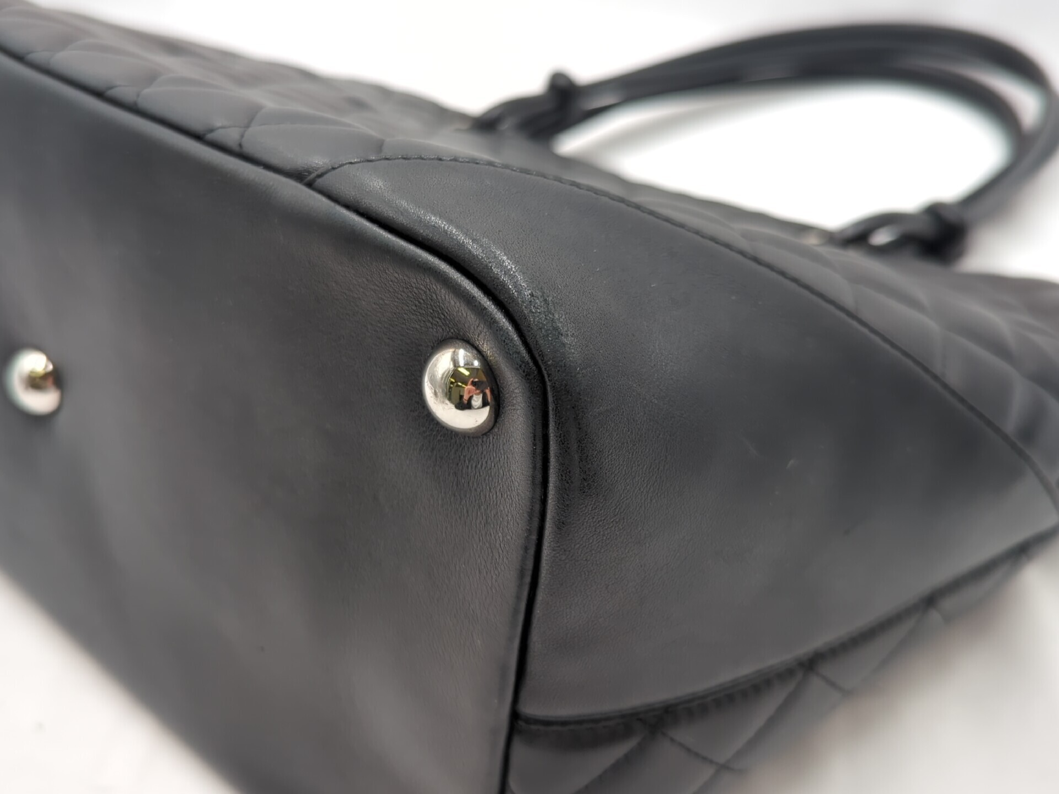 Cambon Large Tote Bag, Black, Series 9 (Tote Bag) — view 4