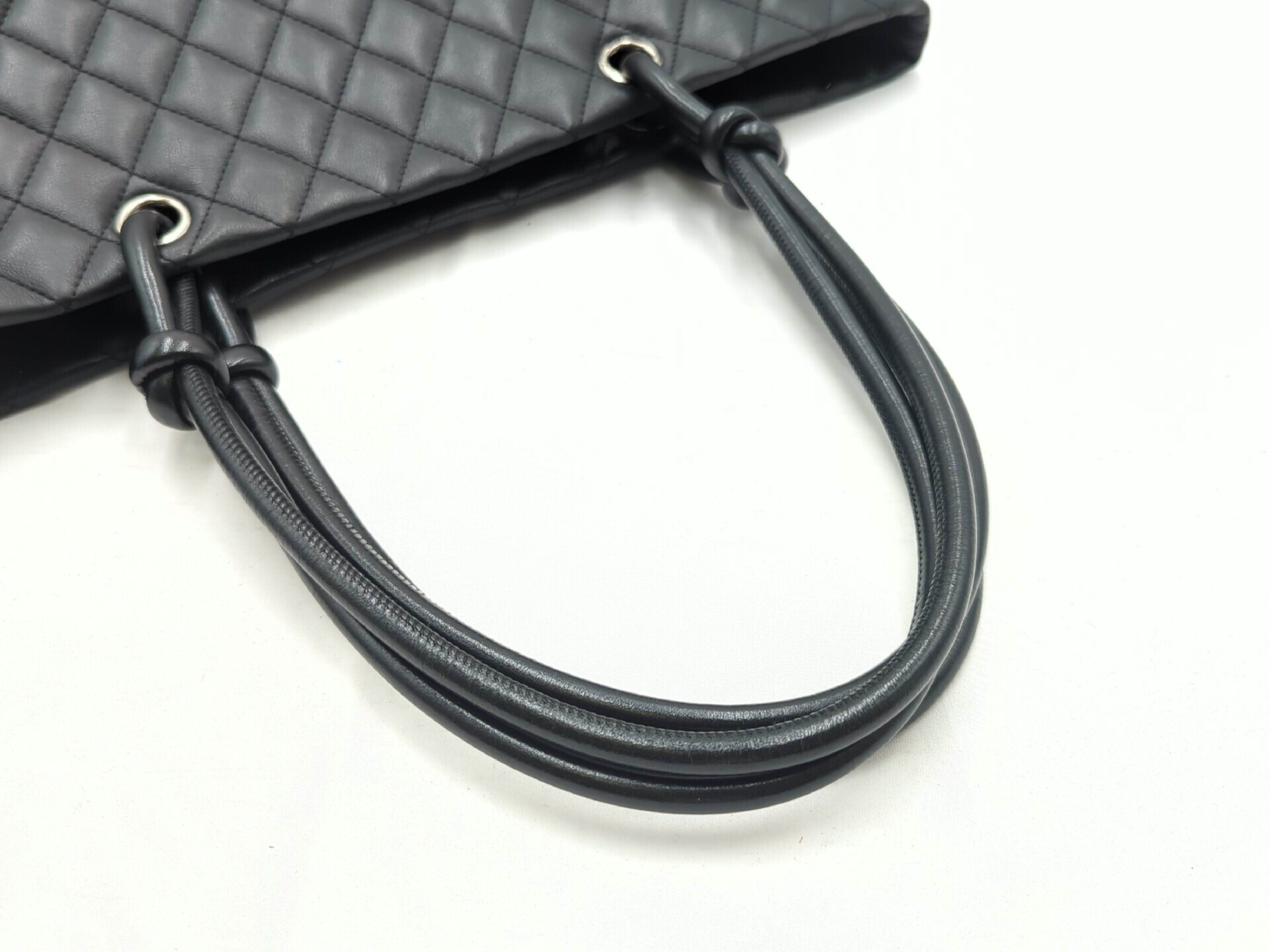 Cambon Large Tote Bag, Black, Series 9 (Tote Bag) — view 6