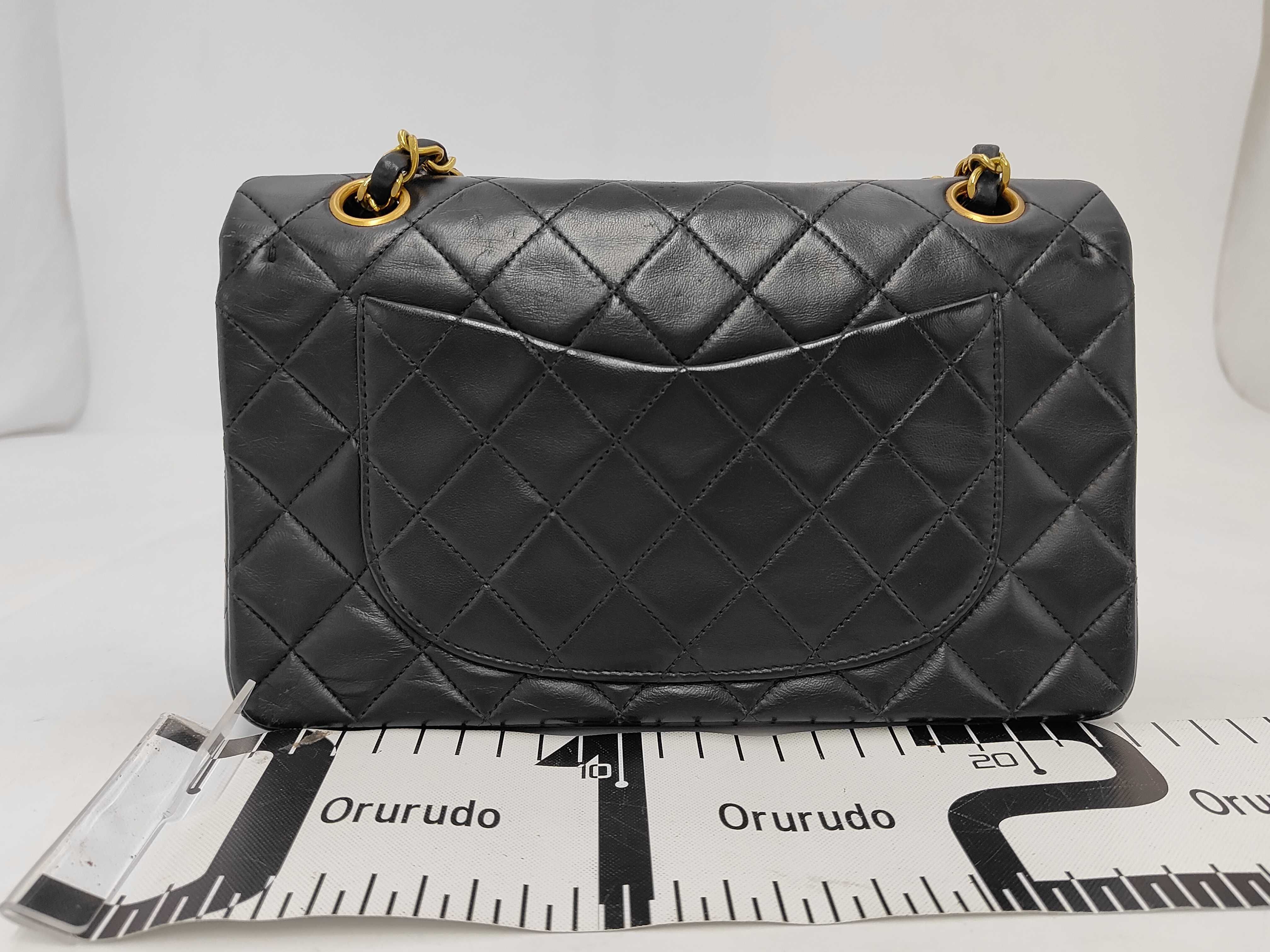 Matelassé 23 Double Flap Double Chain Lambskin Shoulder Bag — view 2