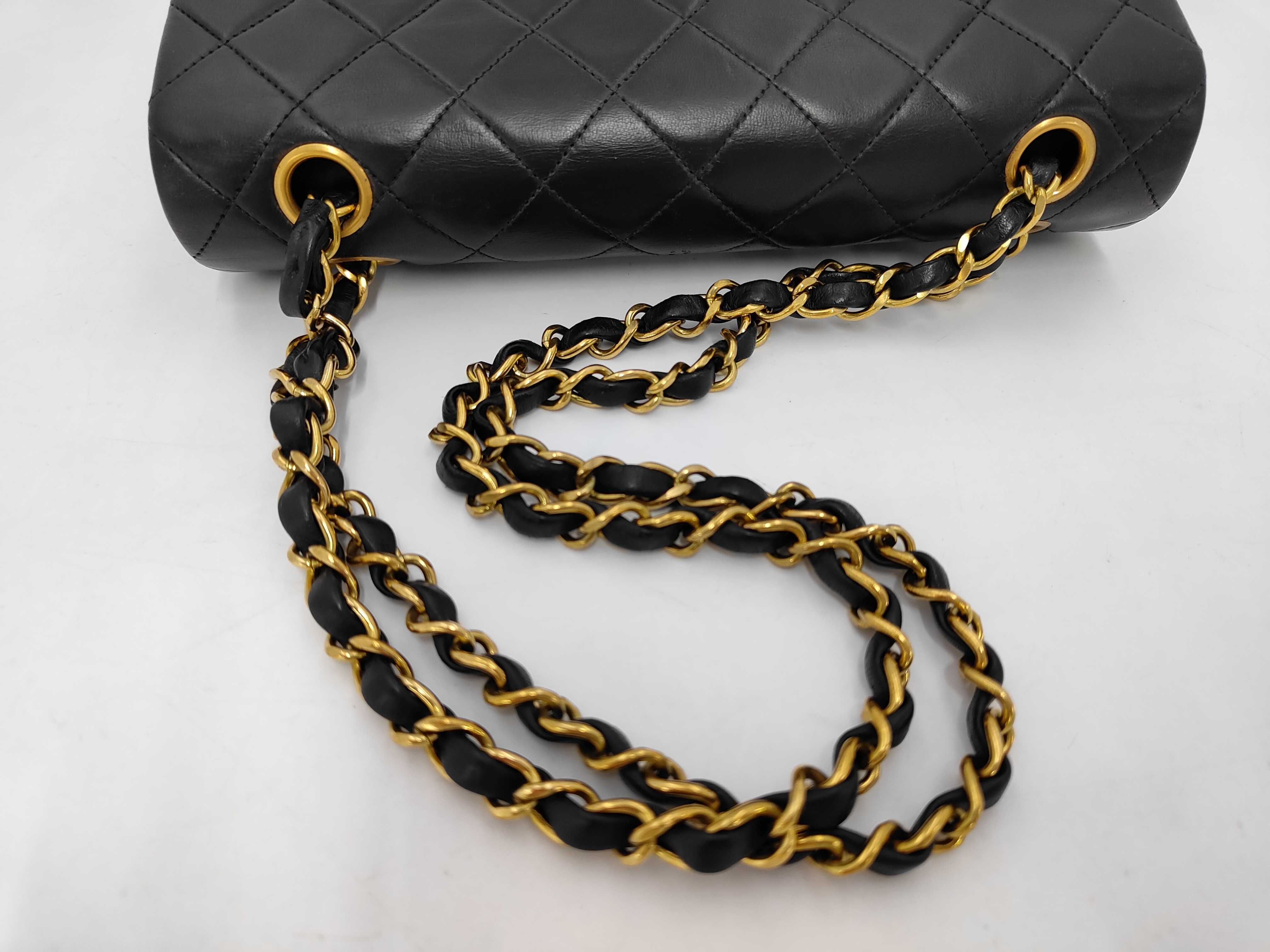 Matelassé 23 Double Flap Double Chain Lambskin Shoulder Bag — view 5