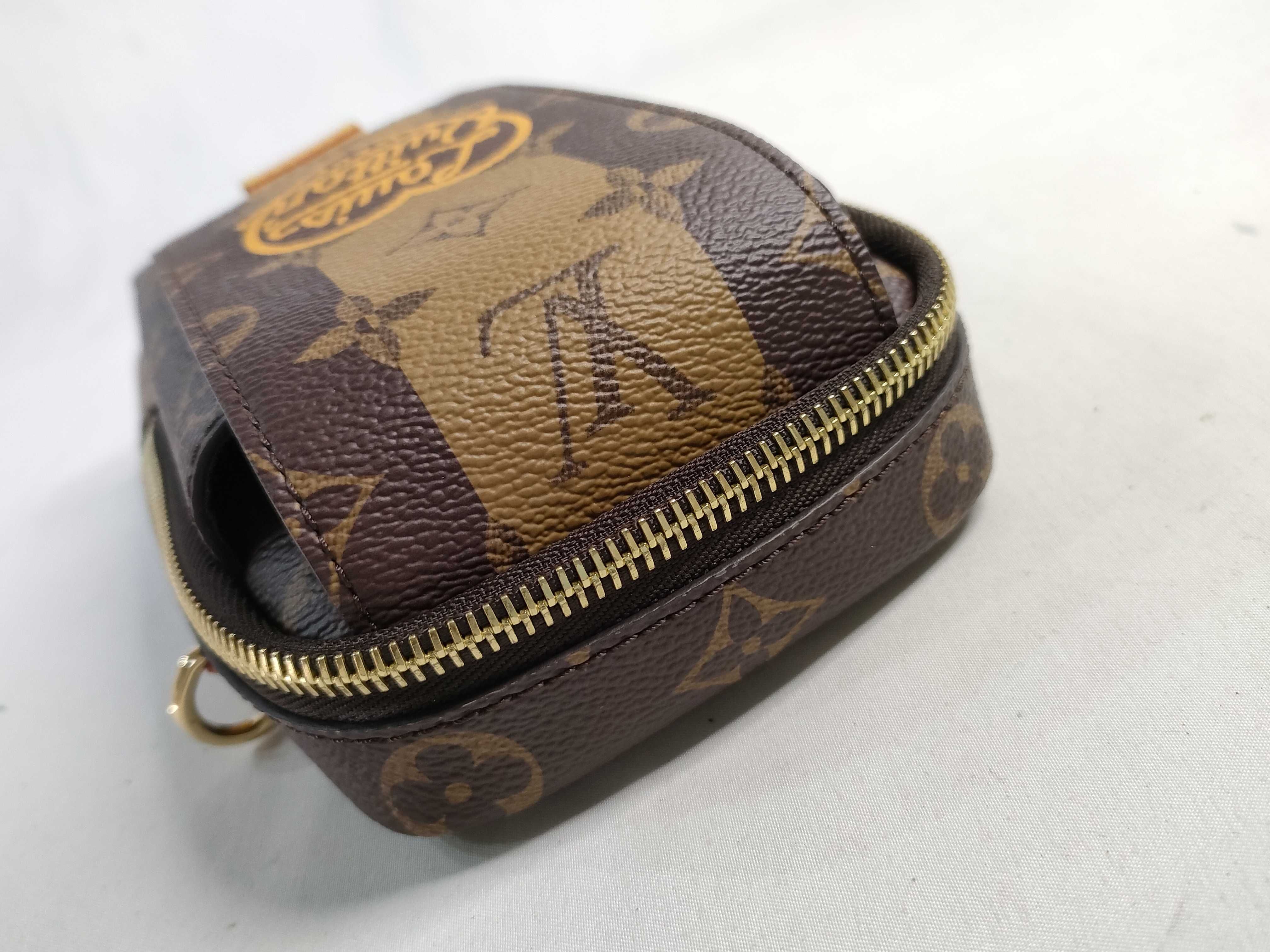 Monogram Louis Vuitton M81005 Double Phone Pouch Monogram Multi Pochette Shoulder Bag — view 8