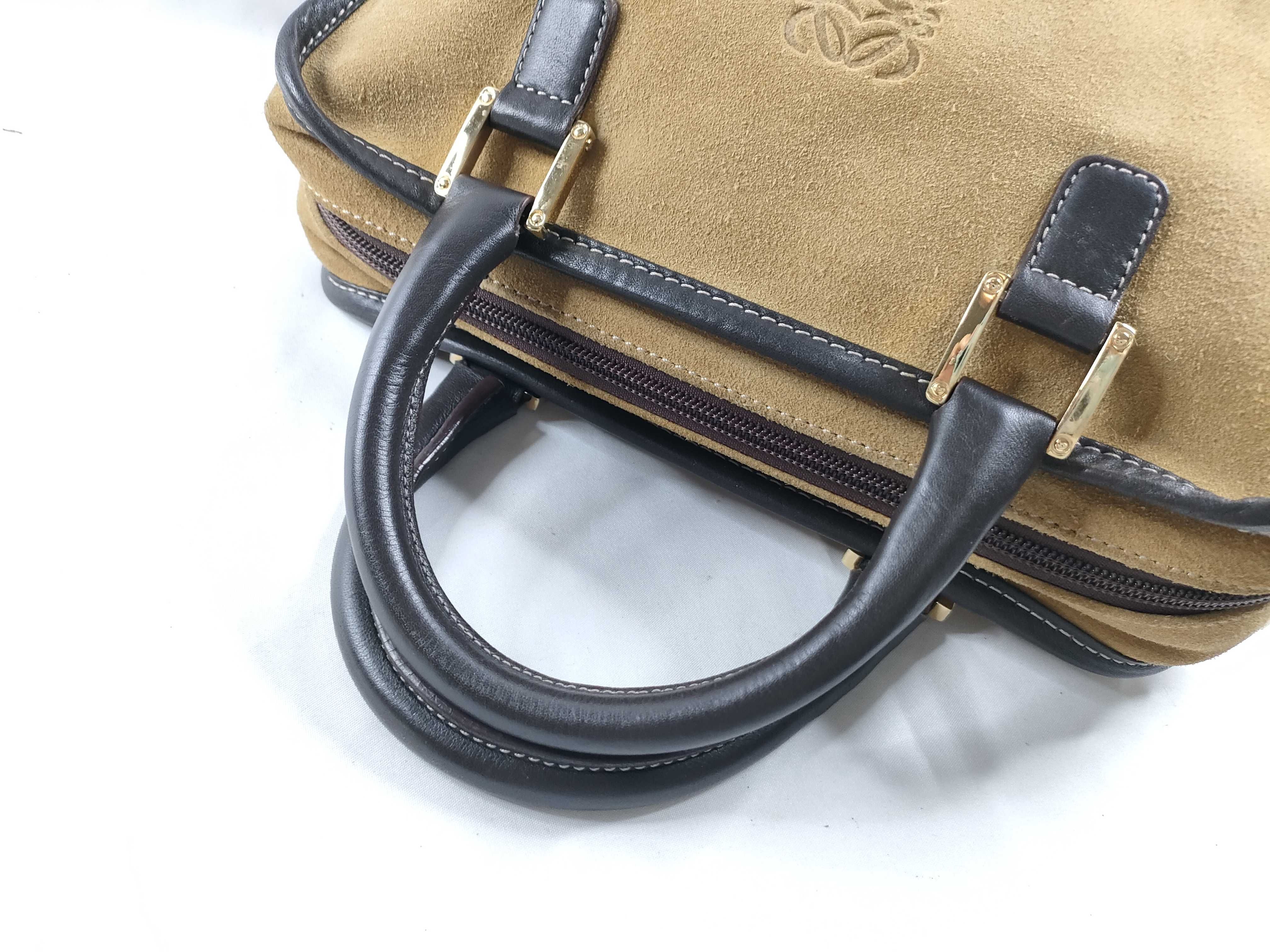 Amazona 27 Handbag, Suede Leather Handbag — view 6