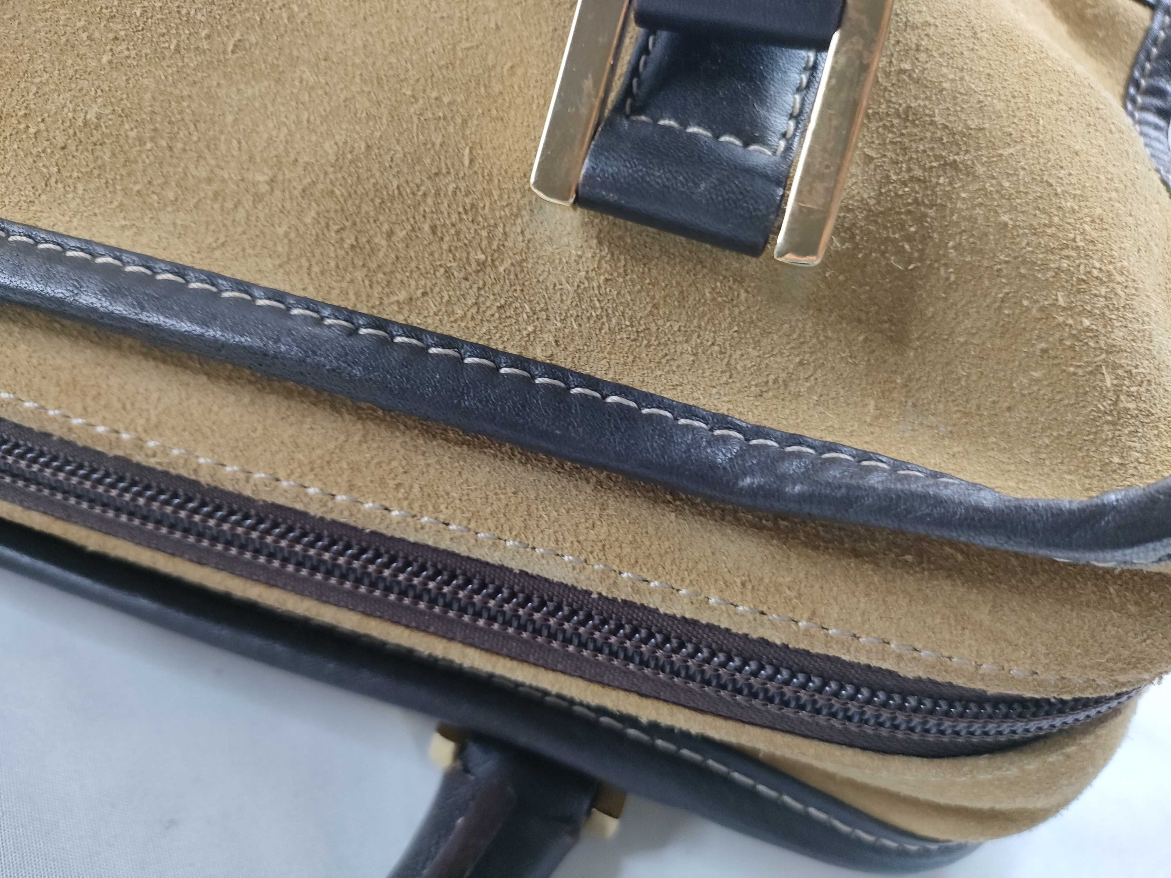 Amazona 27 Handbag, Suede Leather Handbag — view 8
