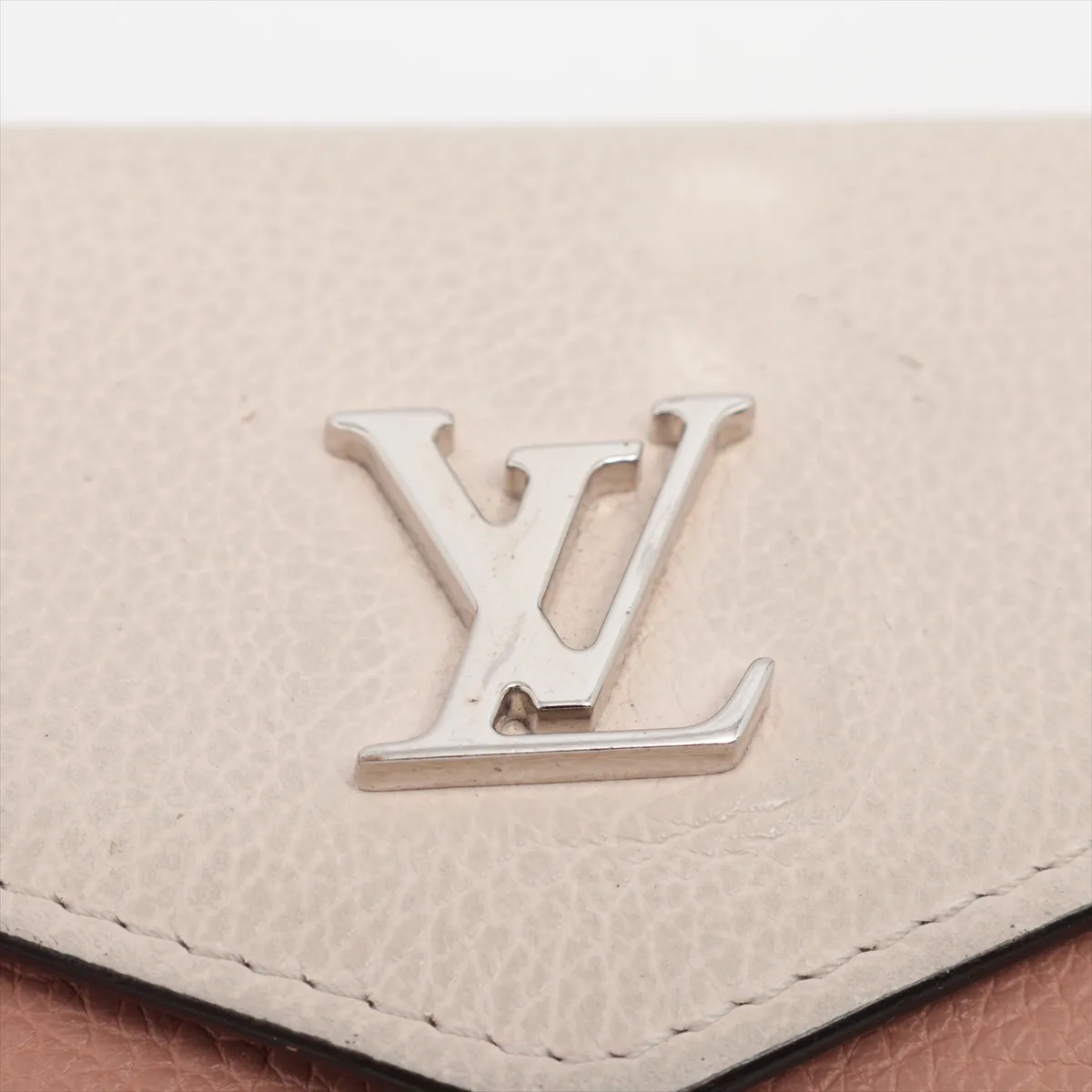Taurillon Portefeuille Lock Mini M63978 UB0199 Rose Valley x Blommite x Noir Compact Wallet — view 9