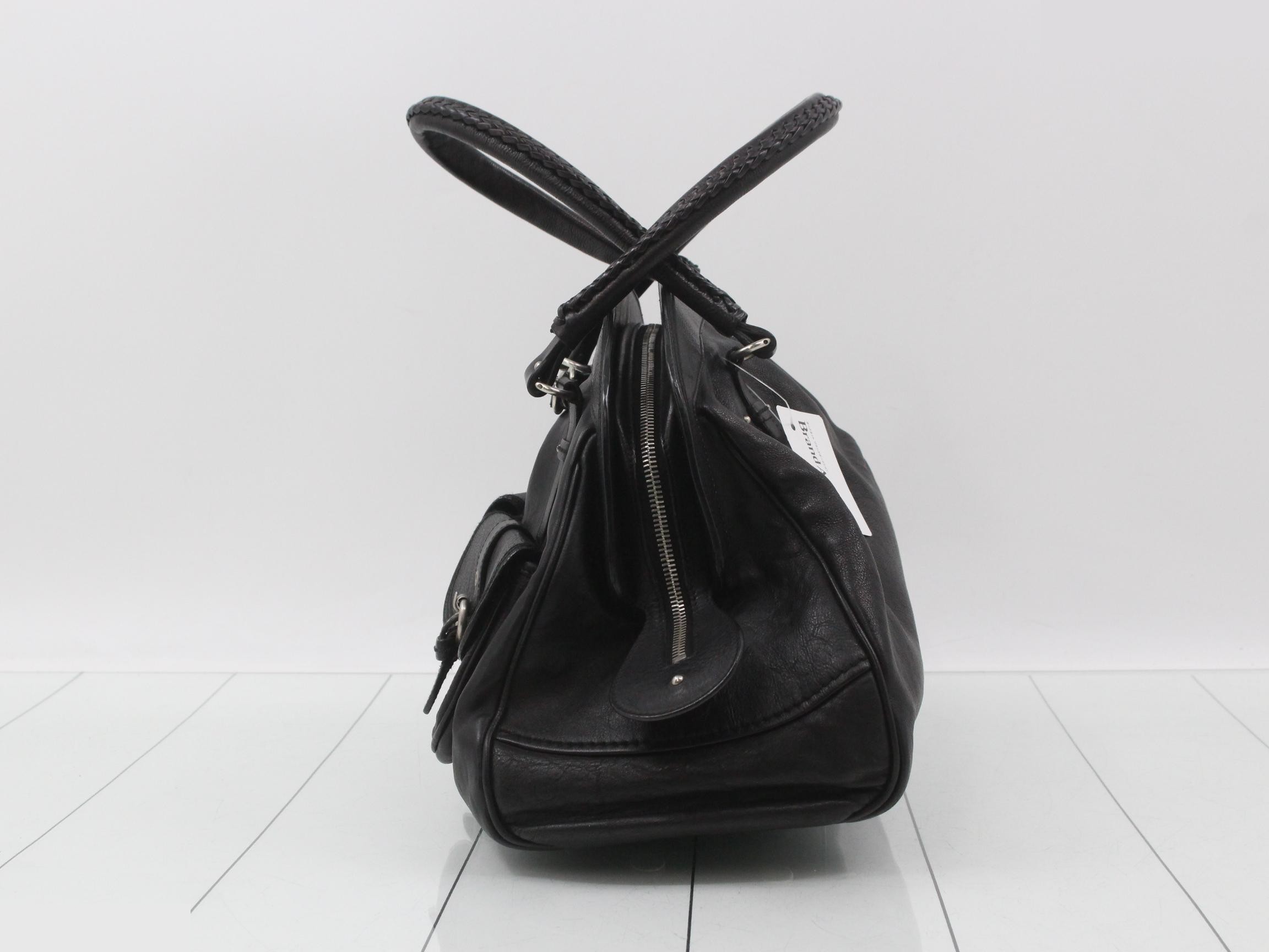 Vintage black handbag — view 3