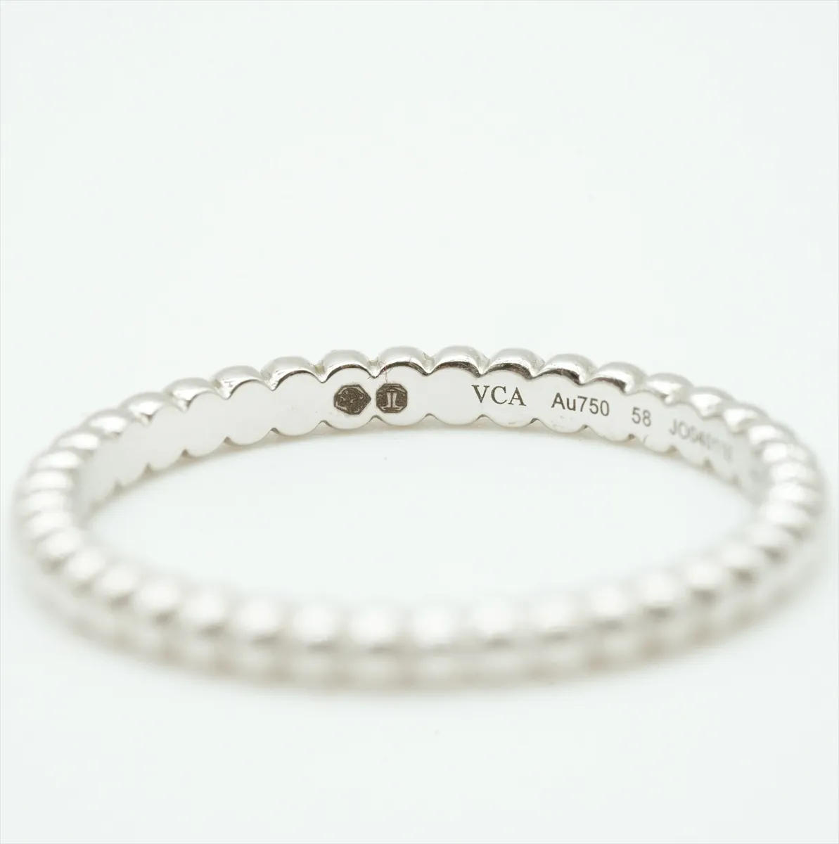 Perle Ring 750(WG) 2.2g #58 / JP size 17 JO040118 — view 2
