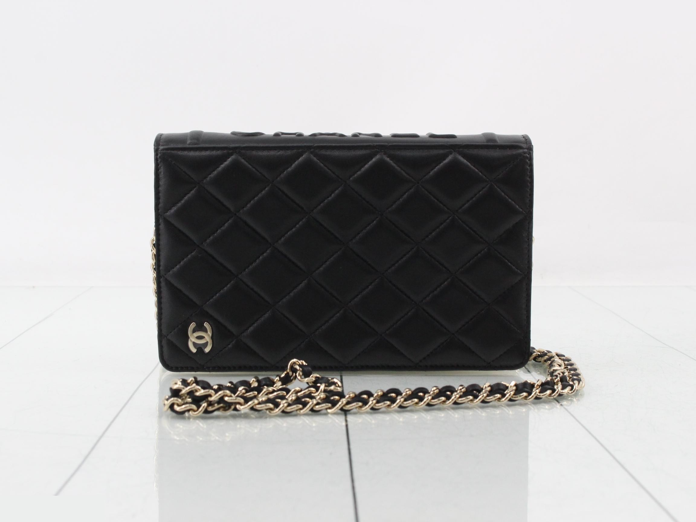 Matelassé Lambskin Book-Shaped Chain Shoulder Bag
