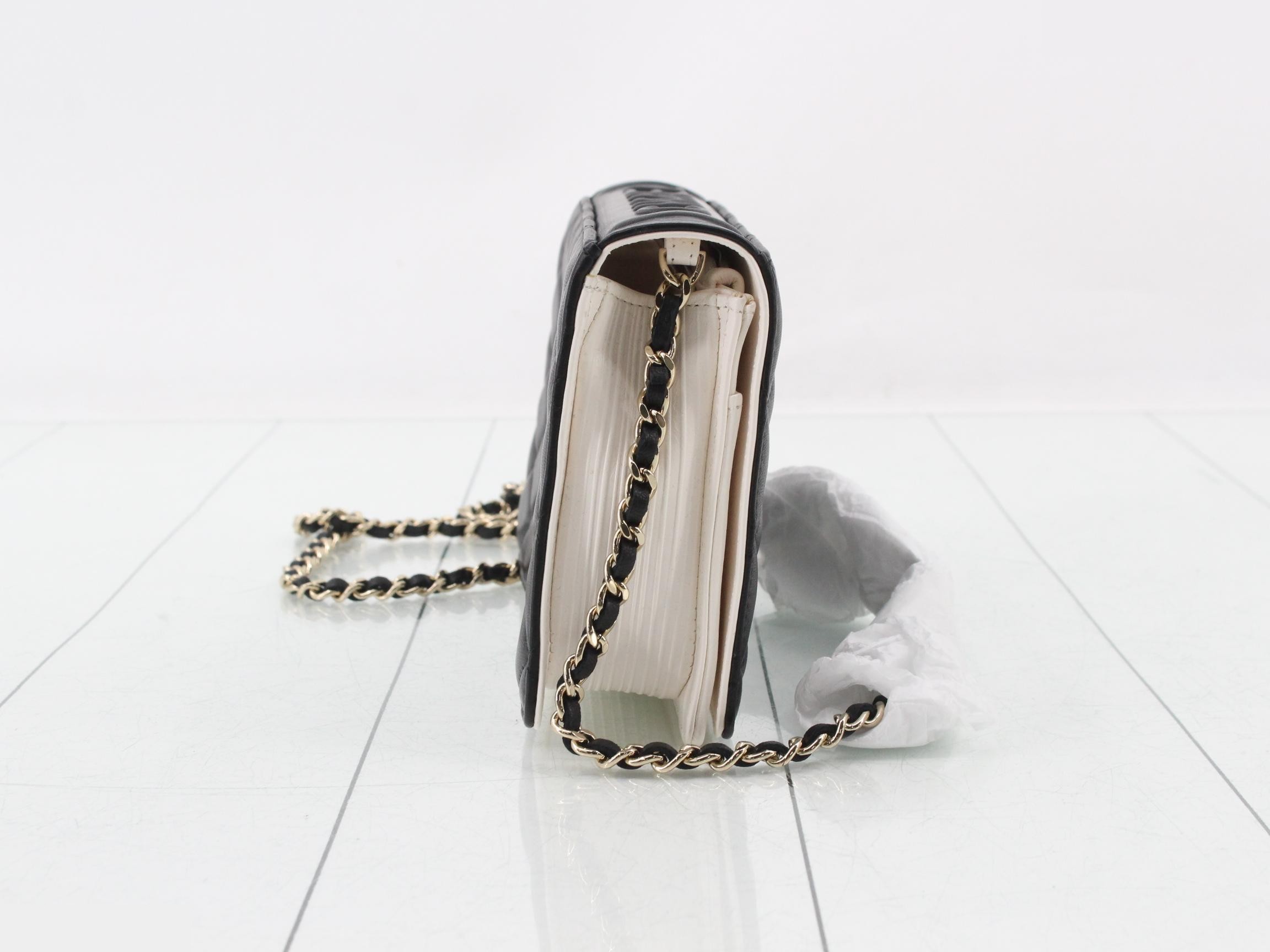 Matelassé Lambskin Book-Shaped Chain Shoulder Bag — view 4
