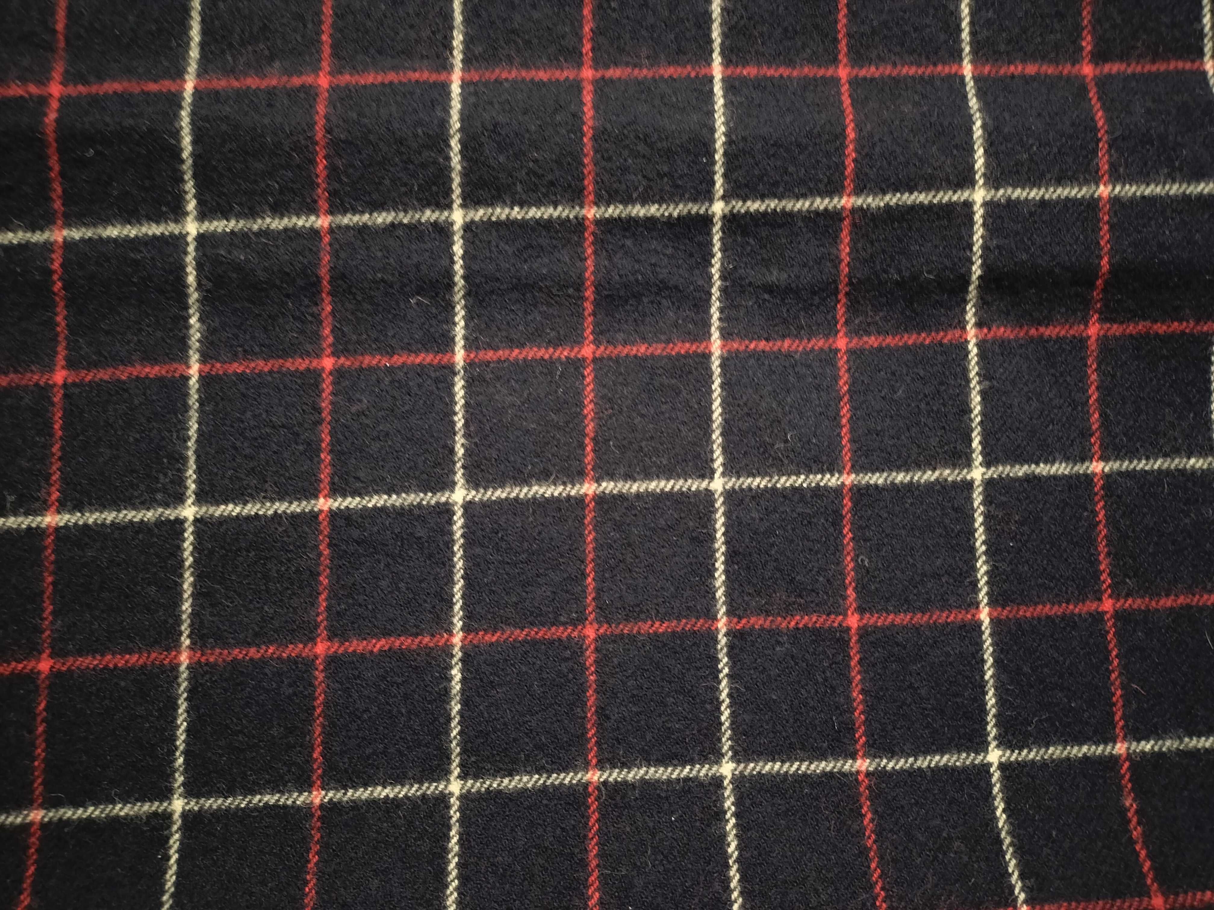 Nova Check Lap Blanket Shawl Navy Other Accessories — view 10