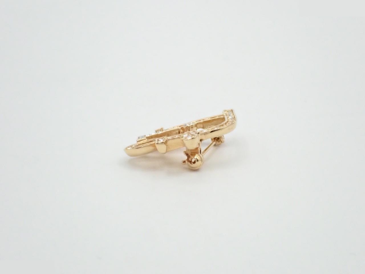 rhinestone brooch — view 3