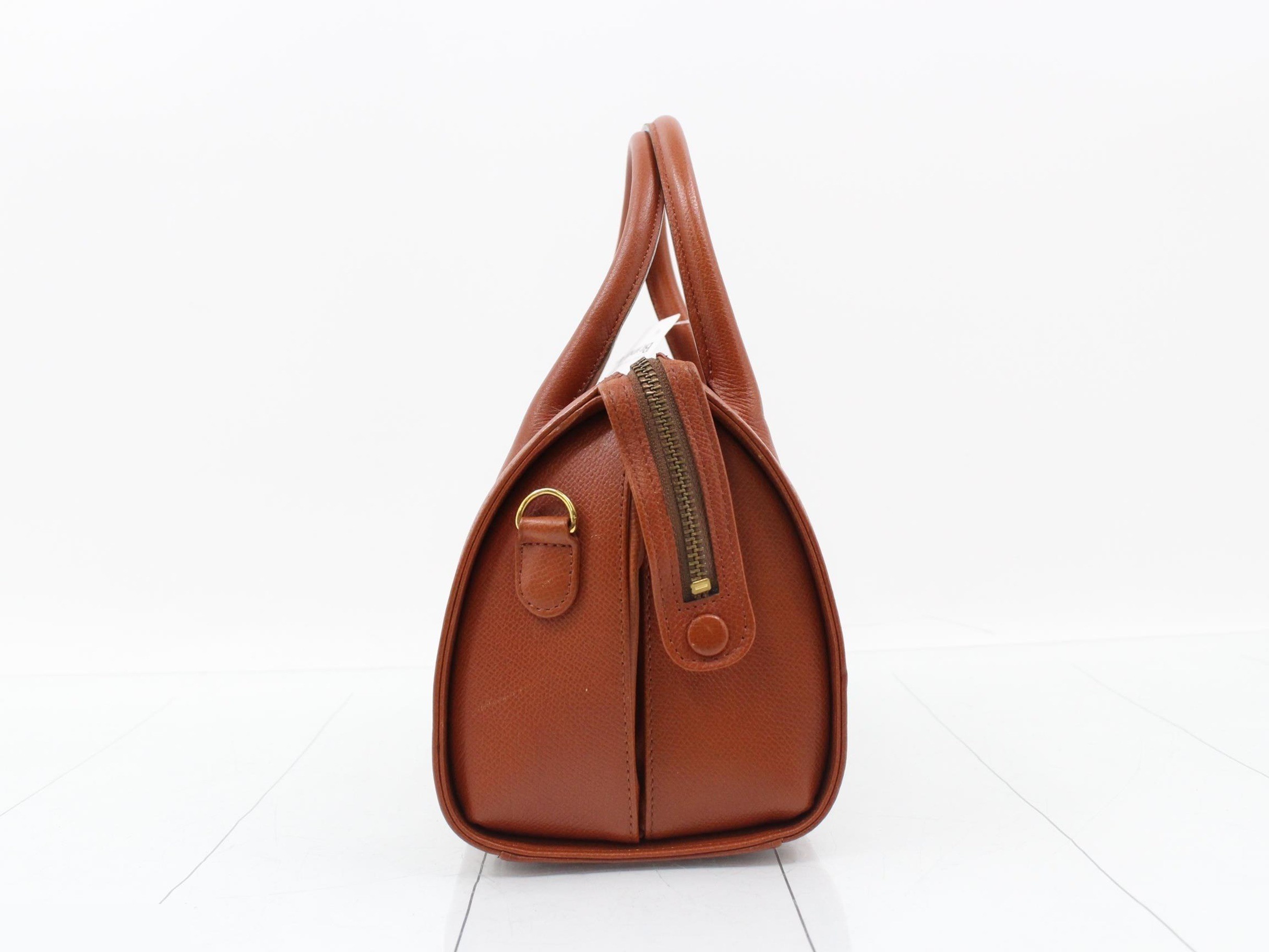 (bag)/handbag leather camel — view 3