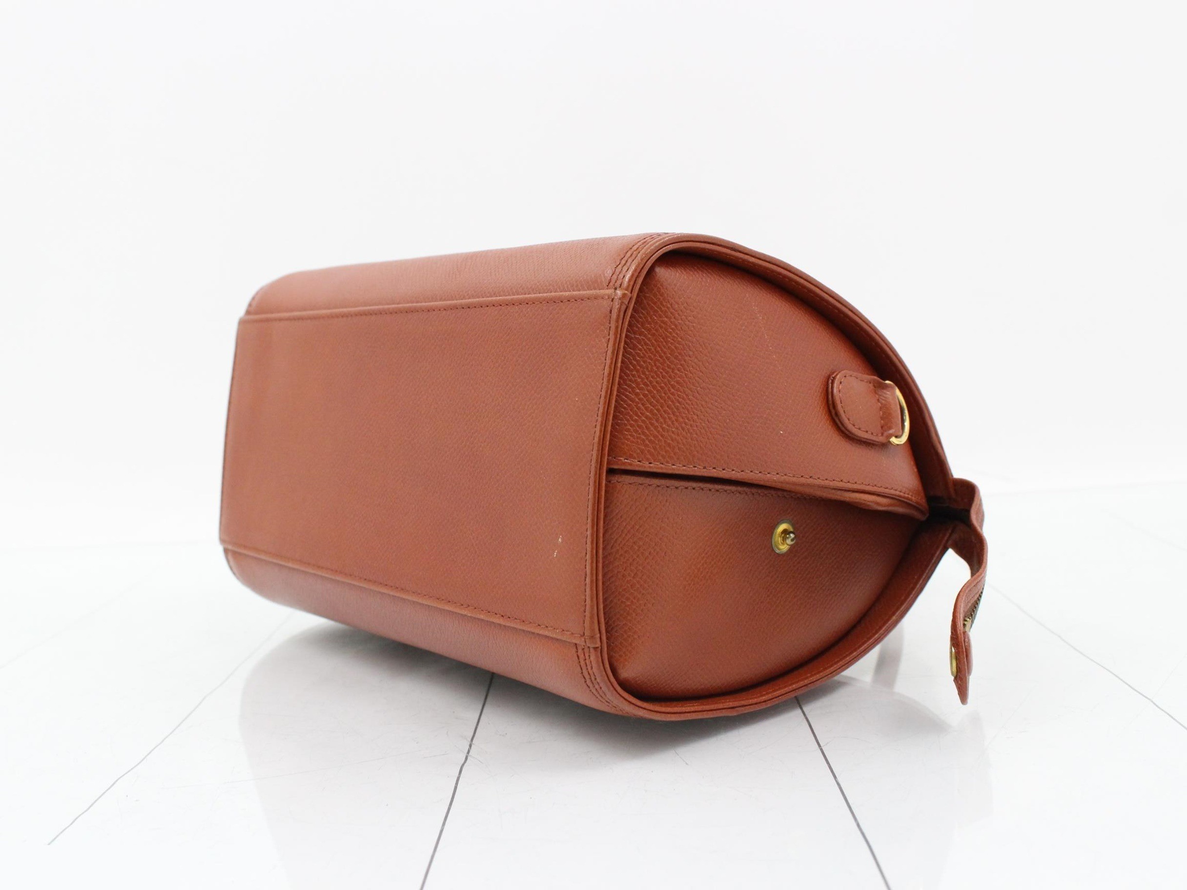 (bag)/handbag leather camel — view 6