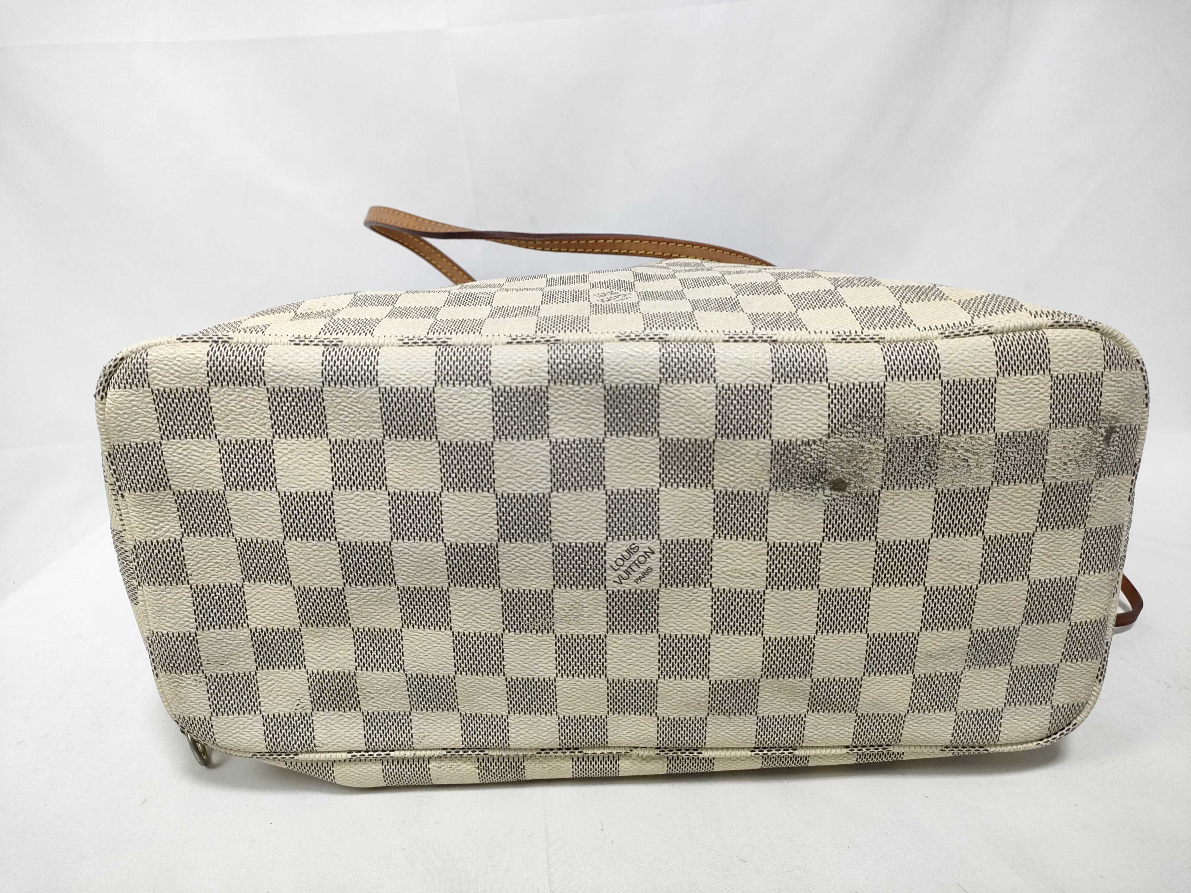 Damier Azur LV Neverfull Damier Azur SP0964 Tote Bag — view 3
