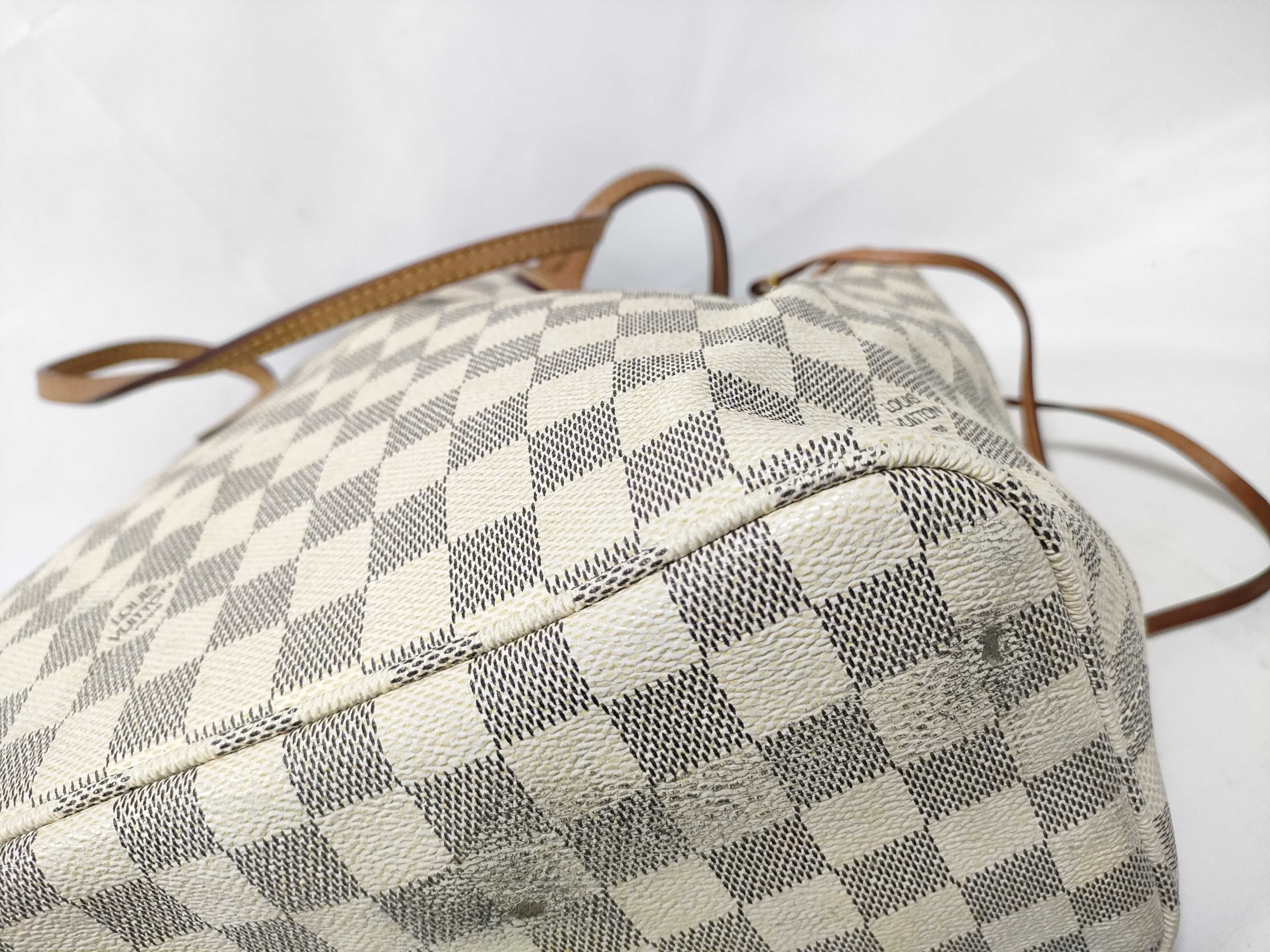 Damier Azur LV Neverfull Damier Azur SP0964 Tote Bag — view 5