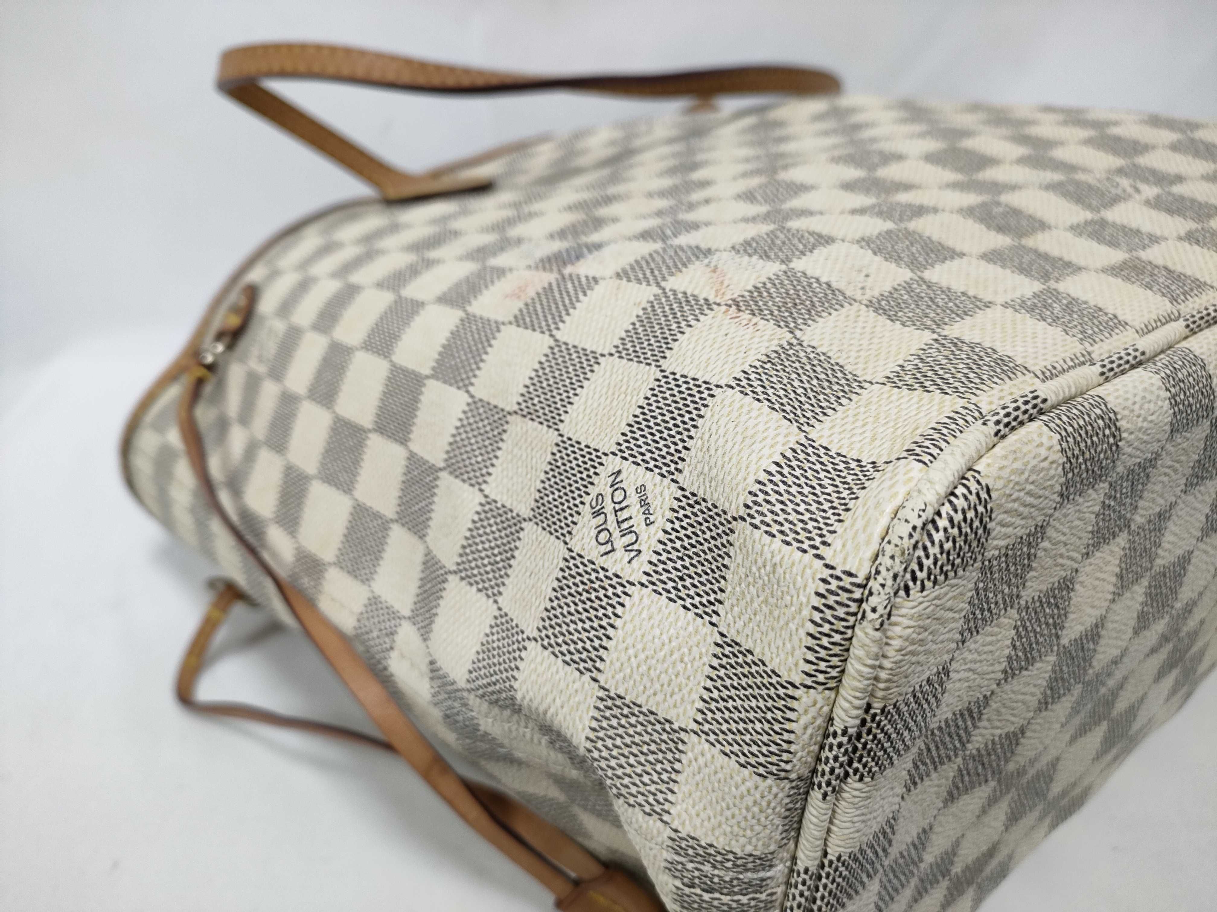 Damier Azur LV Neverfull Damier Azur SP0964 Tote Bag — view 6