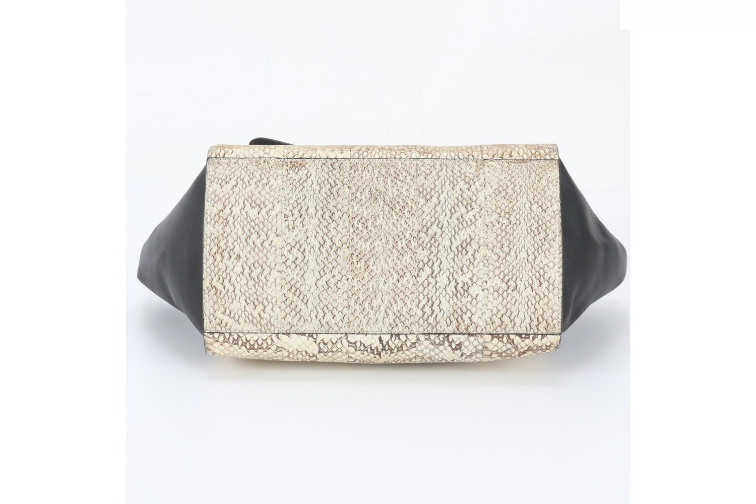 Trapeze Medium Python Leather Handbag (Genuine Leather) — view 6