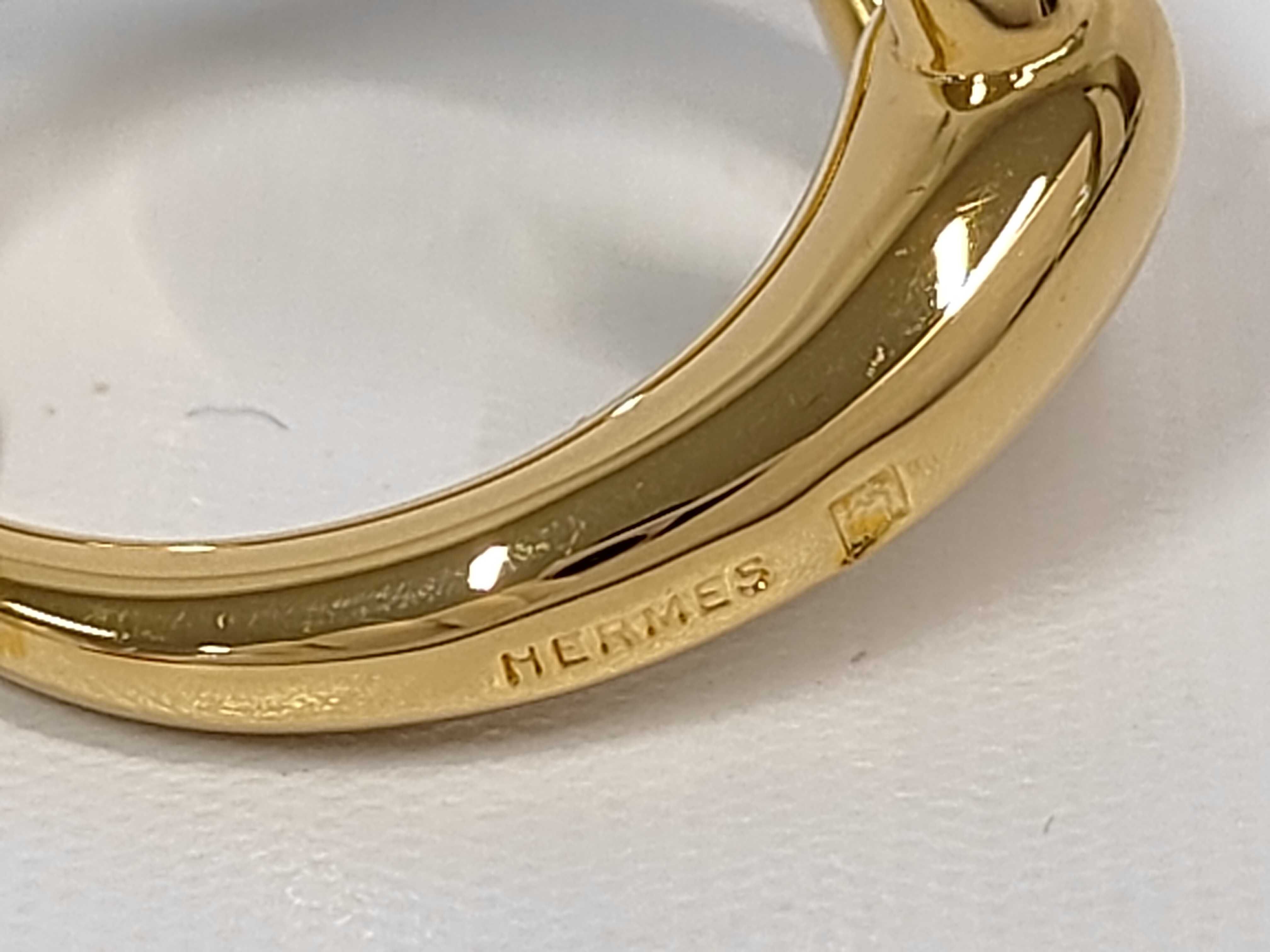 Scarf Ring, Caline, Gold Hardware, Hermes Other Accessories — view 4