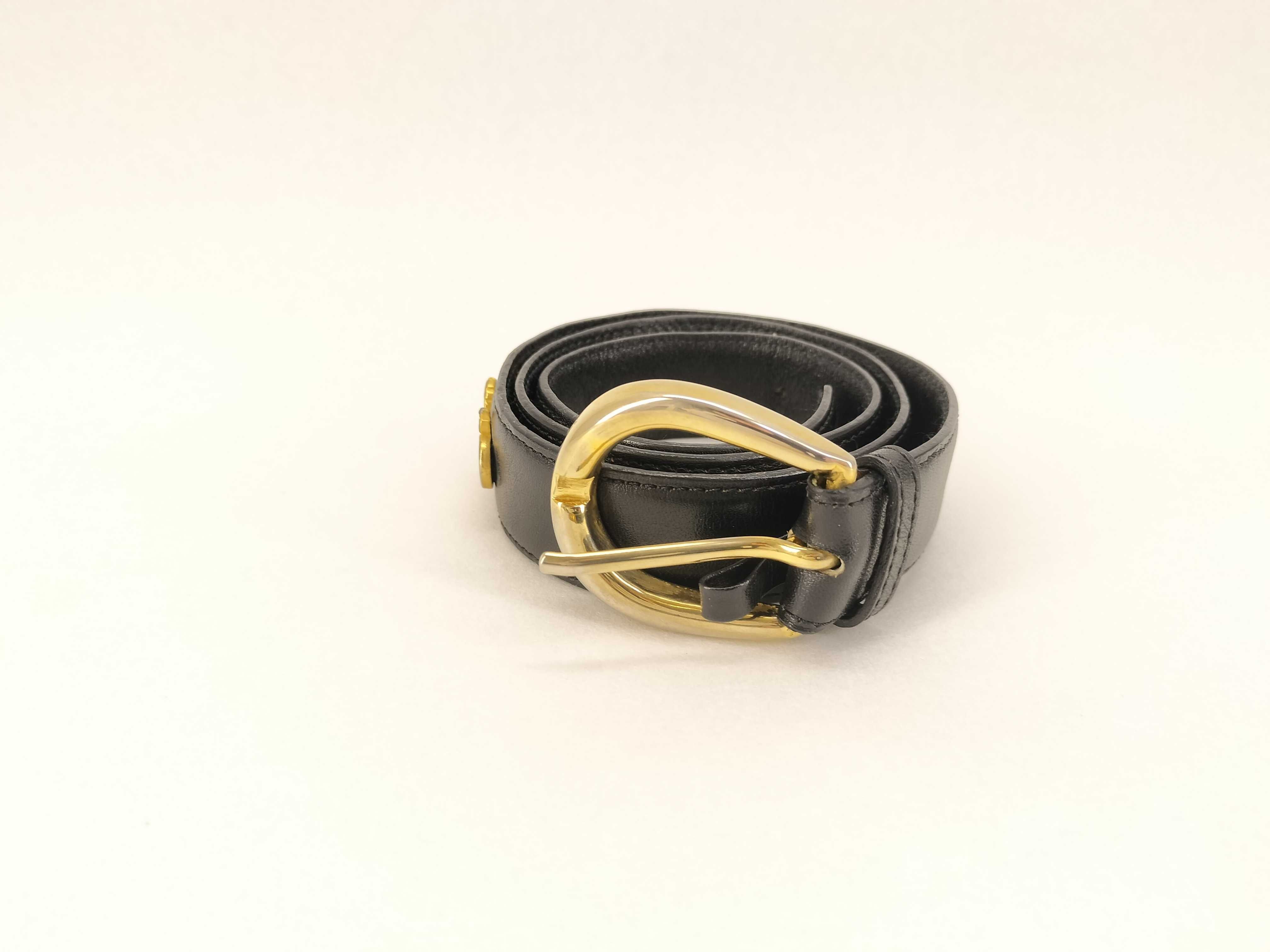belt with carriage-style buckle (buckle missing)