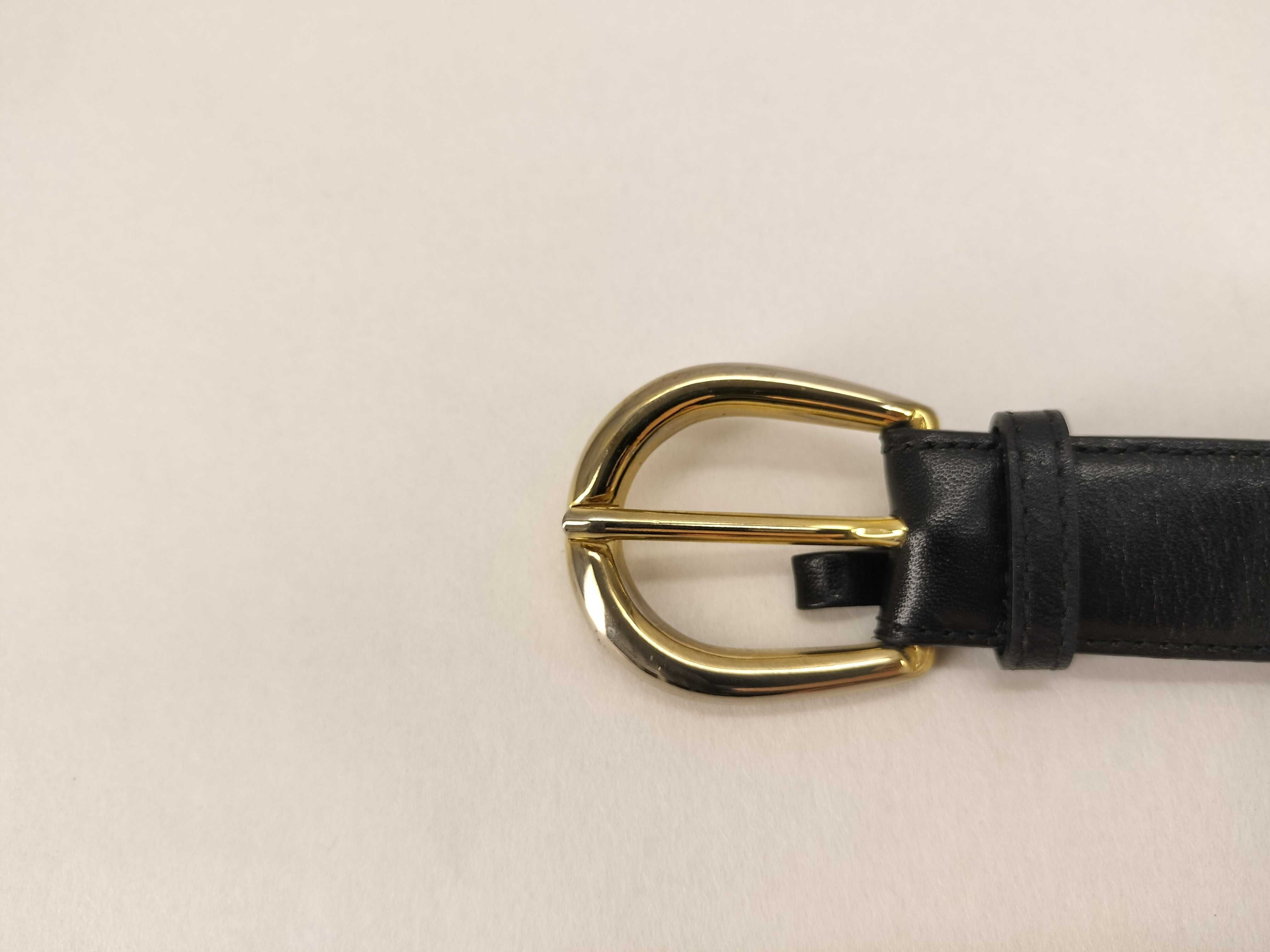 belt with carriage-style buckle (buckle missing) — view 2