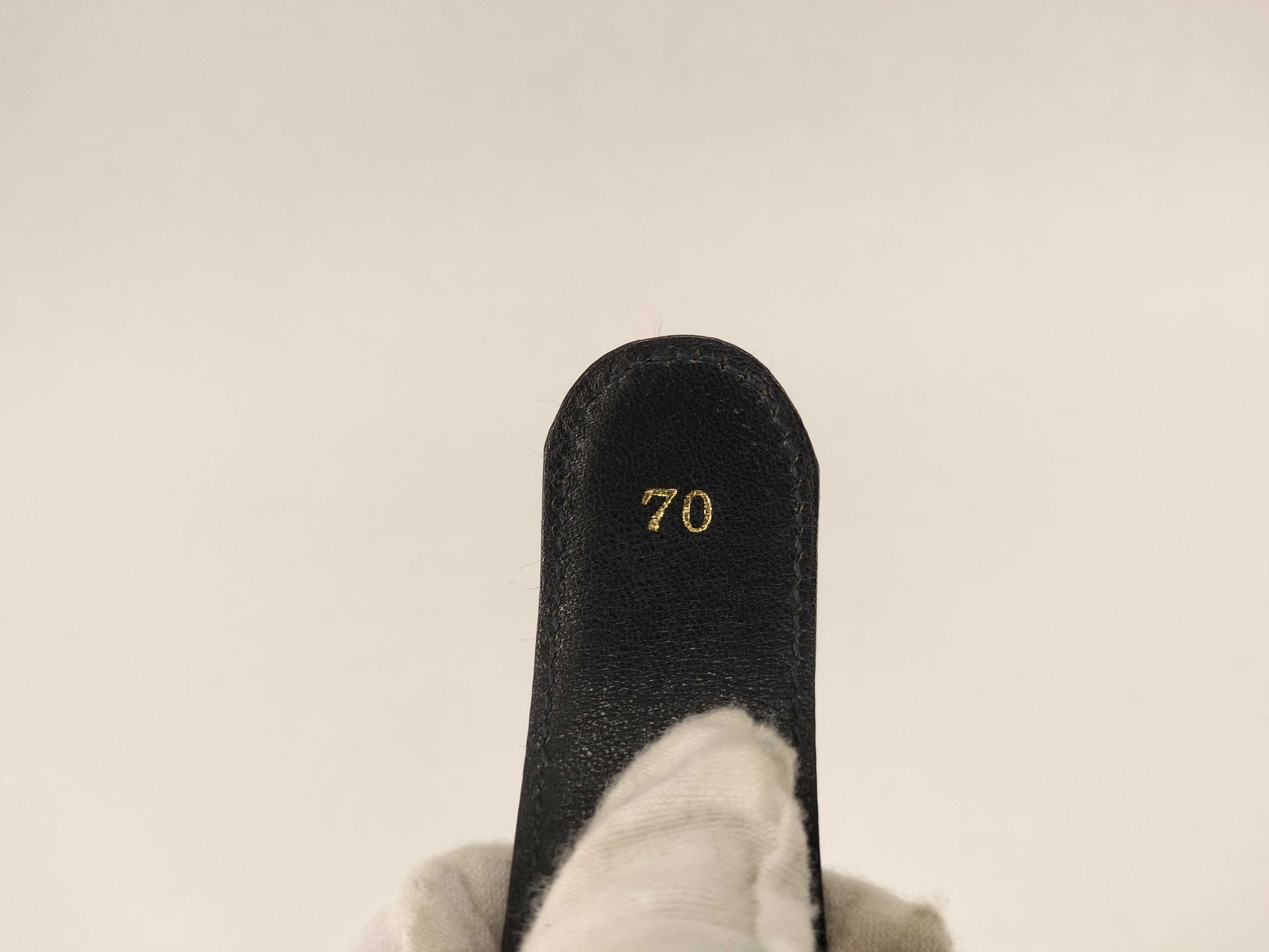 belt with carriage-style buckle (buckle missing) — view 6