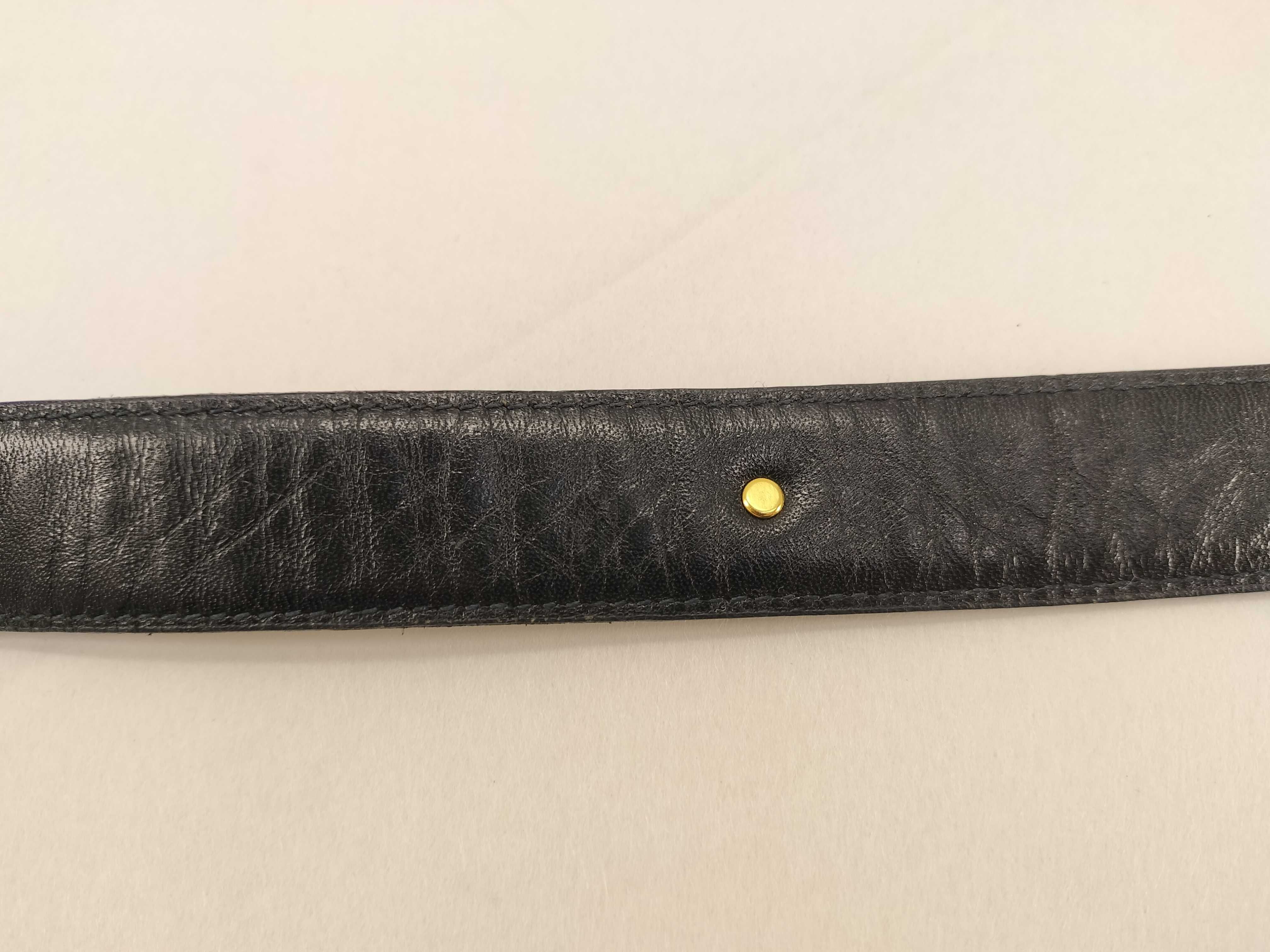 belt with carriage-style buckle (buckle missing) — view 10