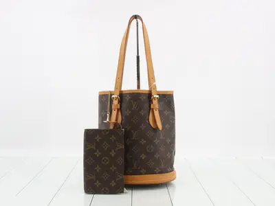 Monogram Bucket PM with pouch