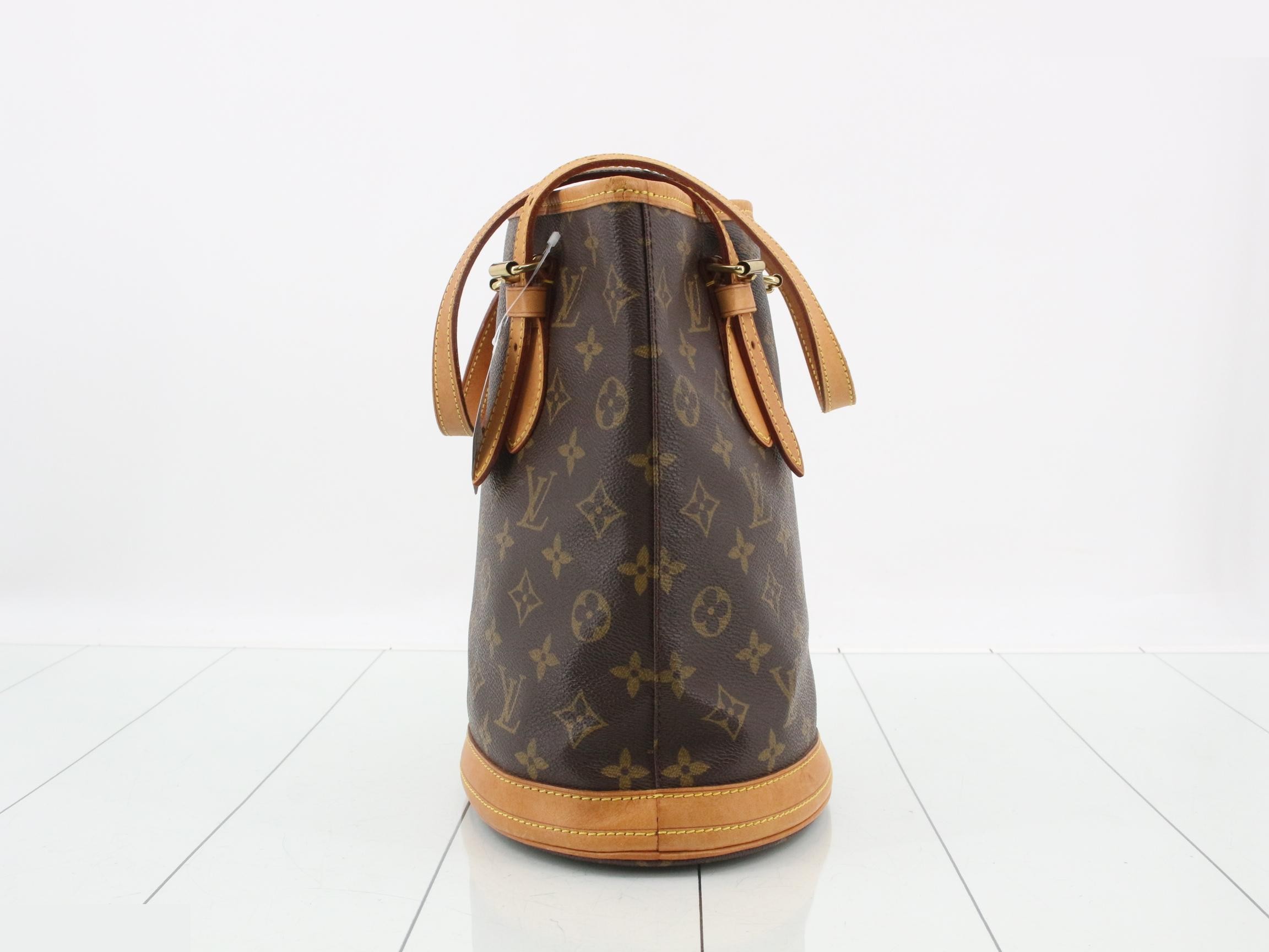 Monogram Bucket PM with pouch — view 3