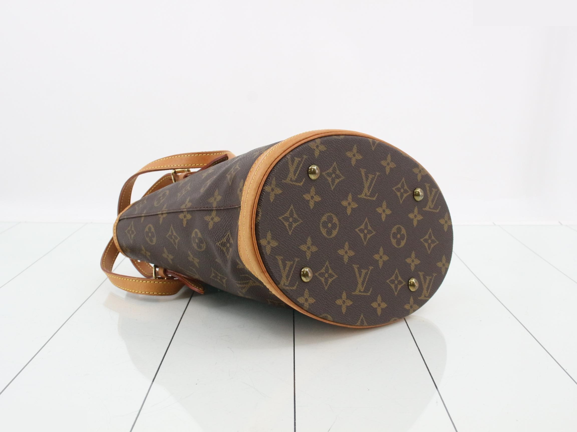 Monogram Bucket PM with pouch — view 5