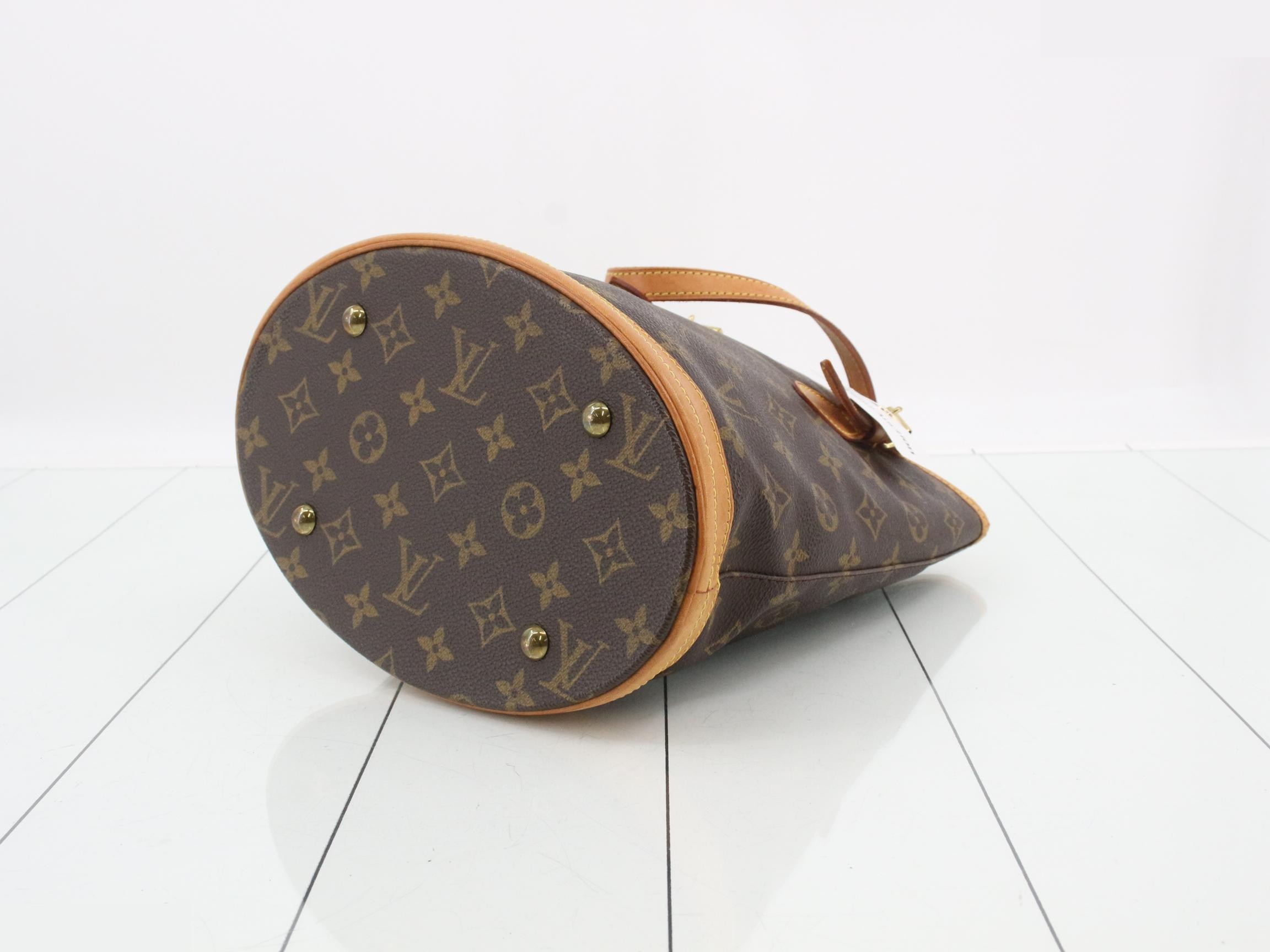 Monogram Bucket PM with pouch — view 6