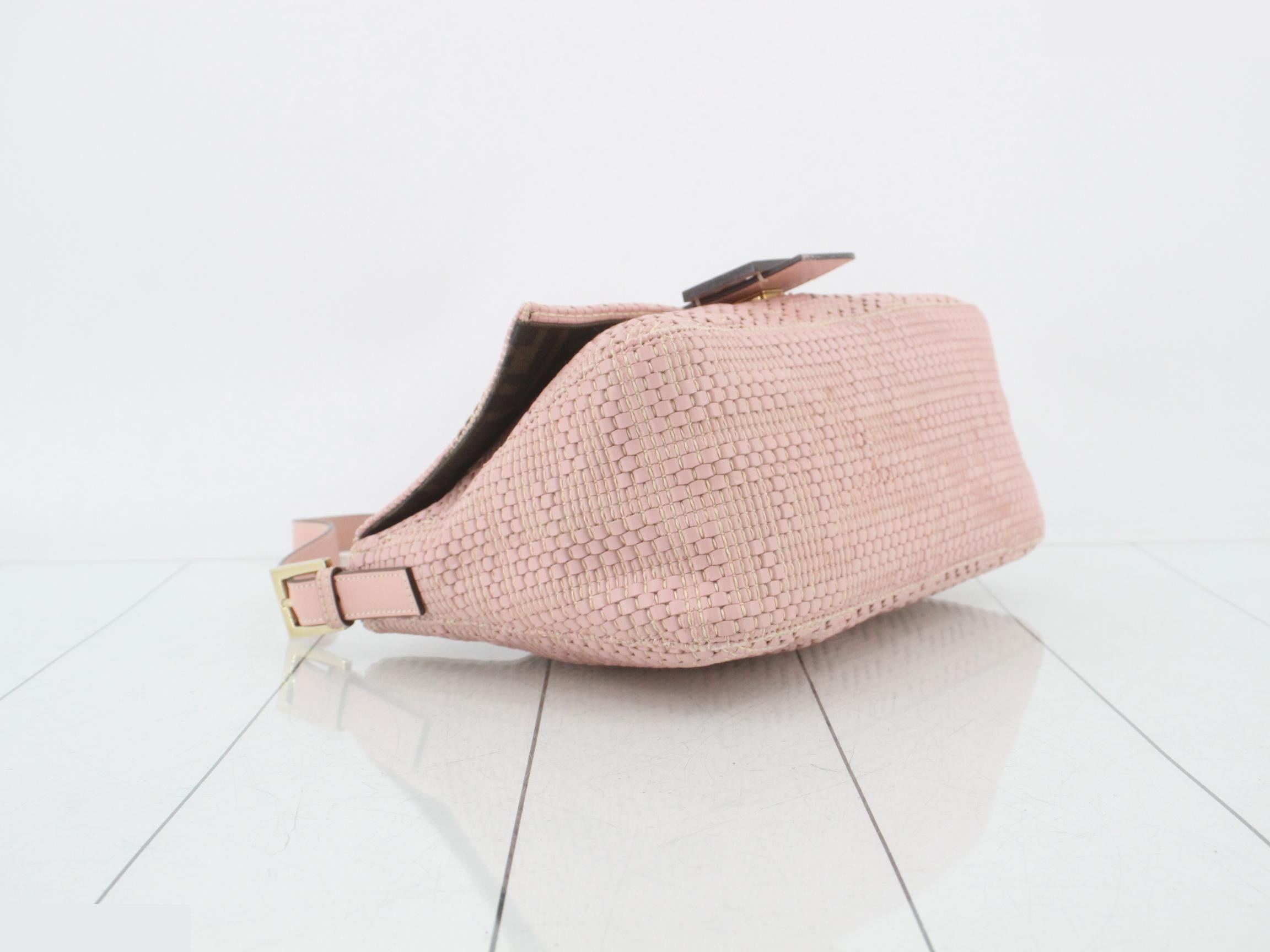 Mamma Baguette Vertical Pink Handbag 8BR001 — view 5