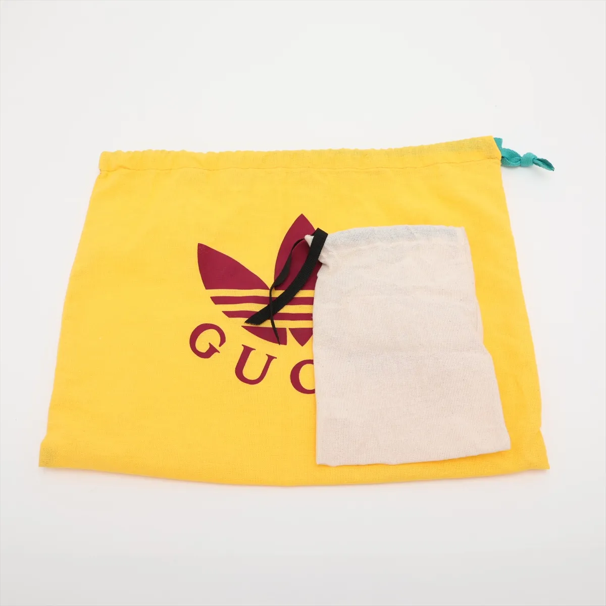 x Adidas Horsebit 1955 Leather 2-Way Shoulder Bag White x Black 722009 — view 9