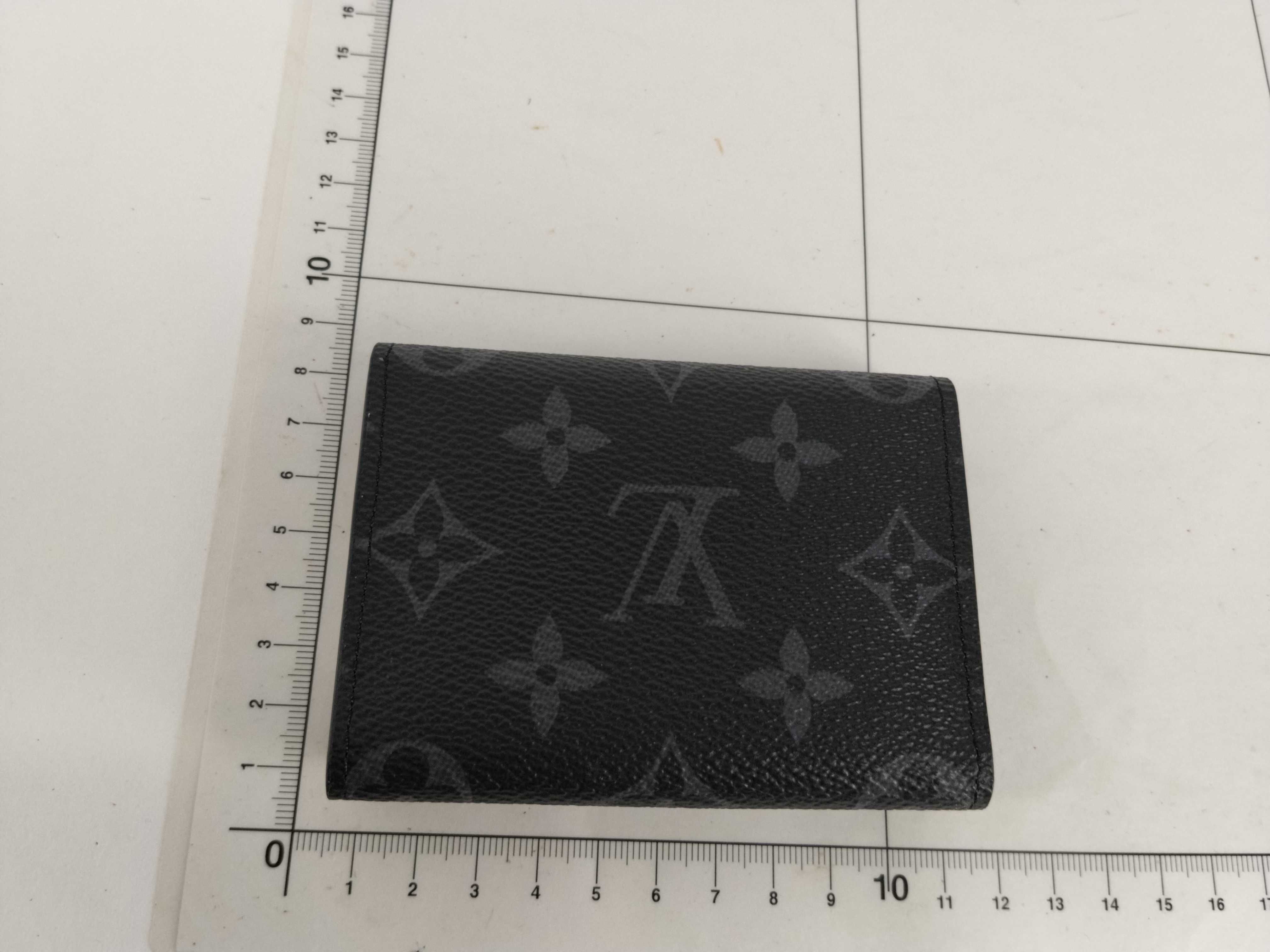 Monogram Louis Vuitton Monogram Eclipse Enveloppe Carte de Visite M12874 Wallet — view 2