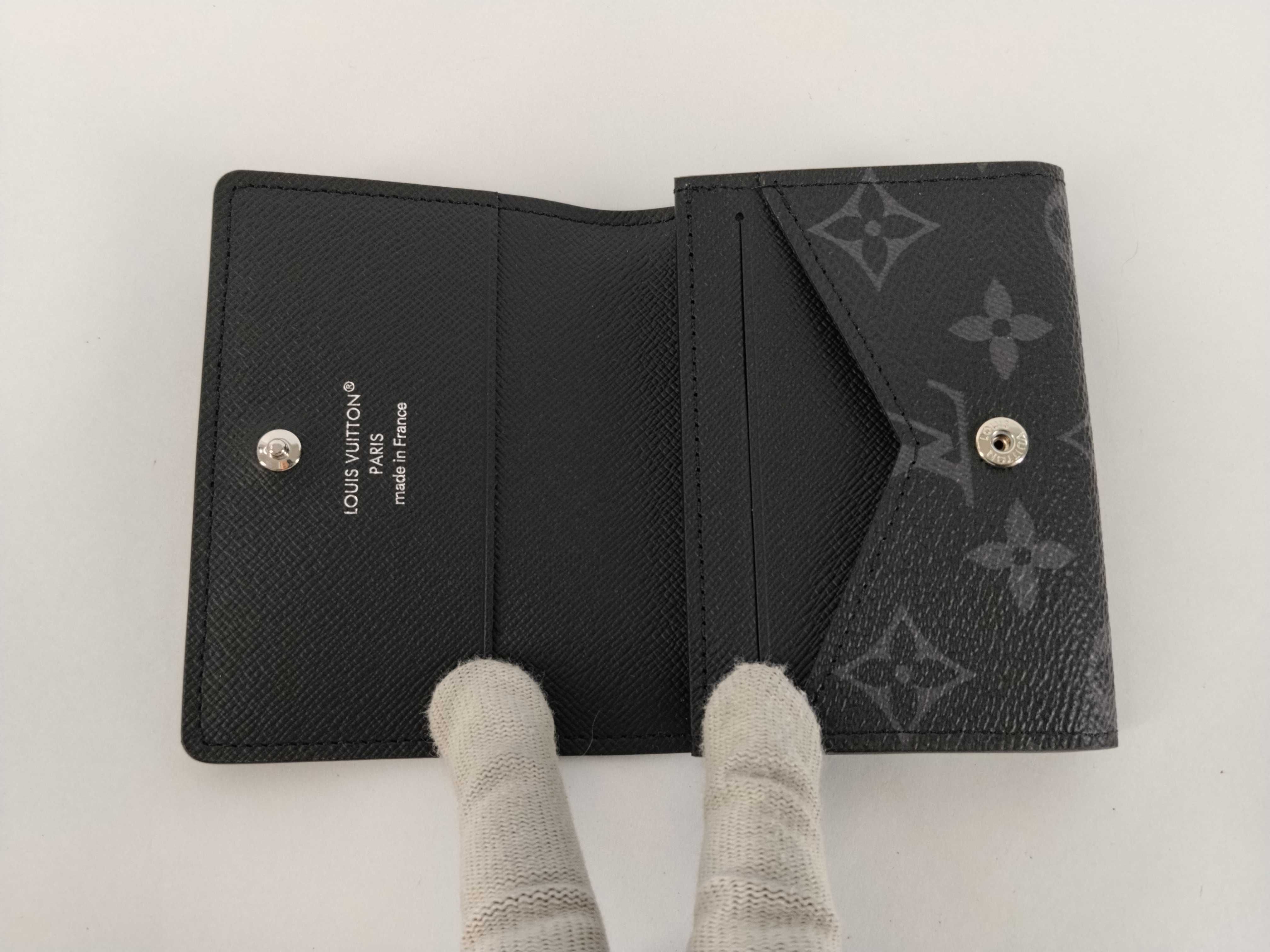 Monogram Louis Vuitton Monogram Eclipse Enveloppe Carte de Visite M12874 Wallet — view 9