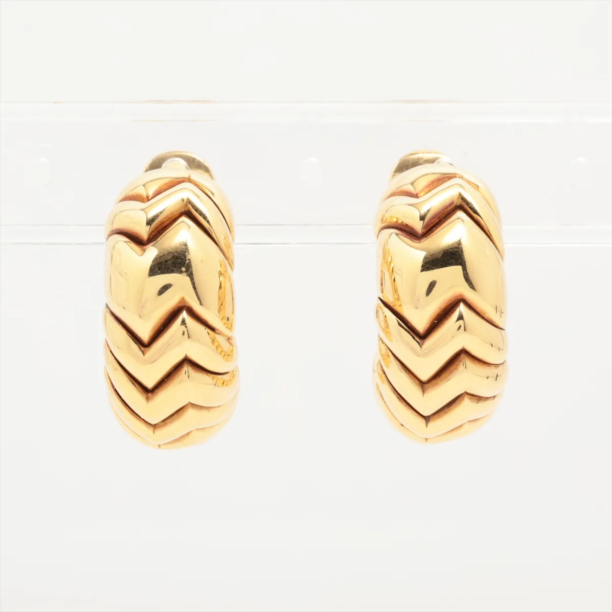 Tubogas Earrings 750(YG) 31.0g — view 2