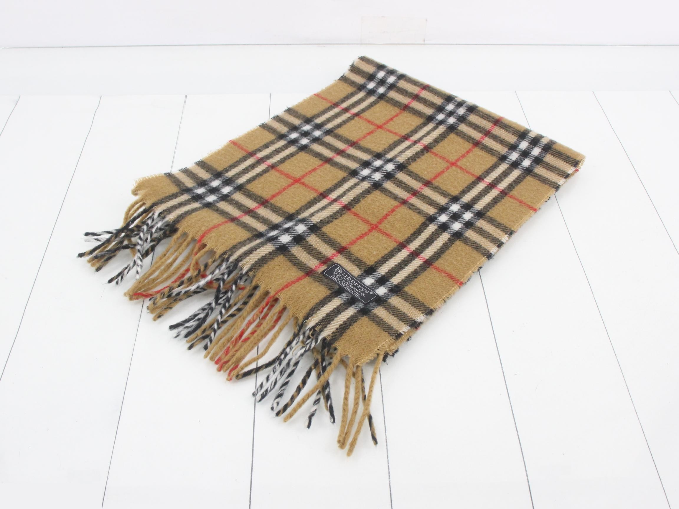 Scarf, Nova Check, Beige