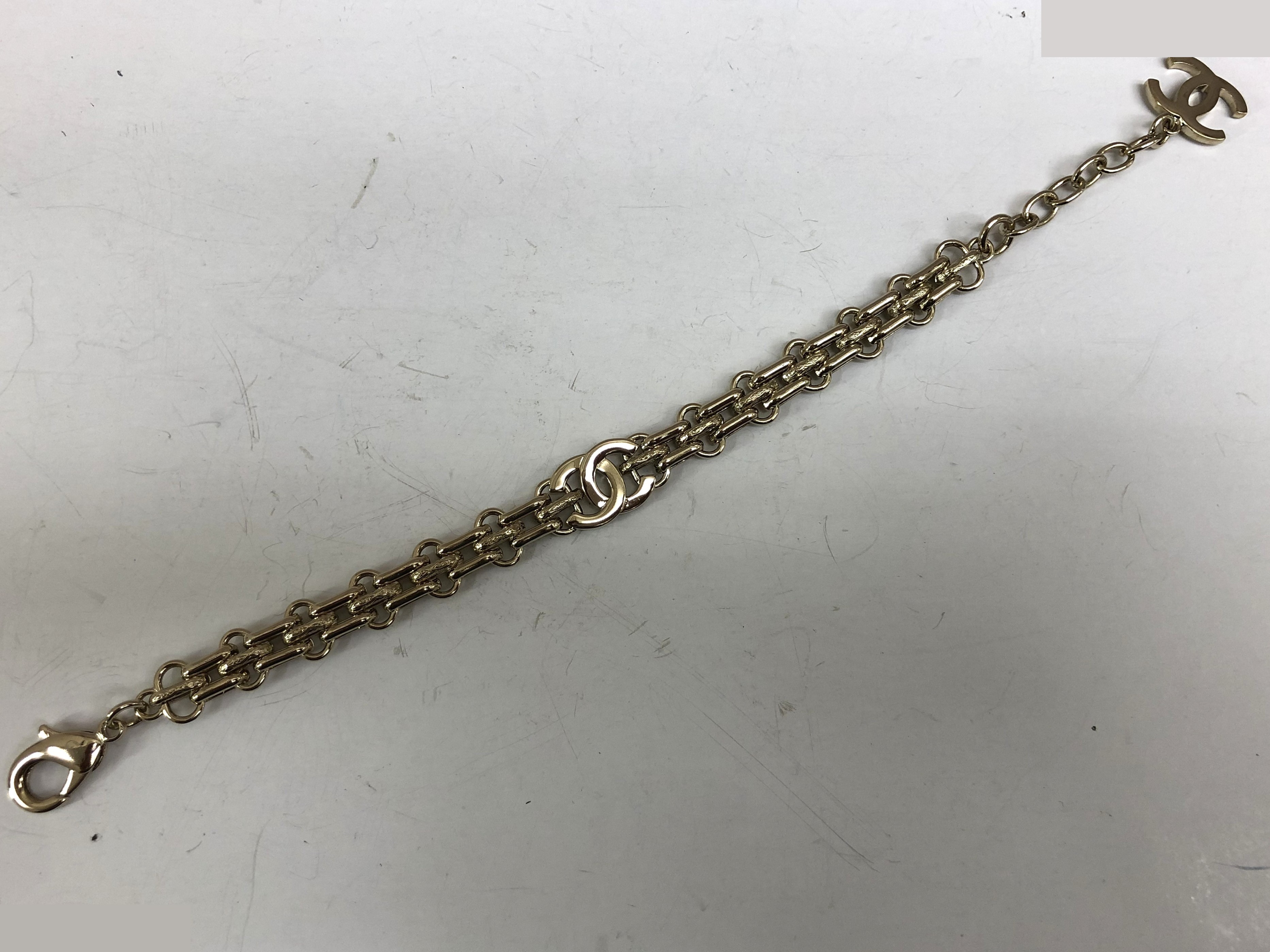 Rhinestone Coco Mark Bracelet, B25K, Wrist size approx. 21cm — view 4