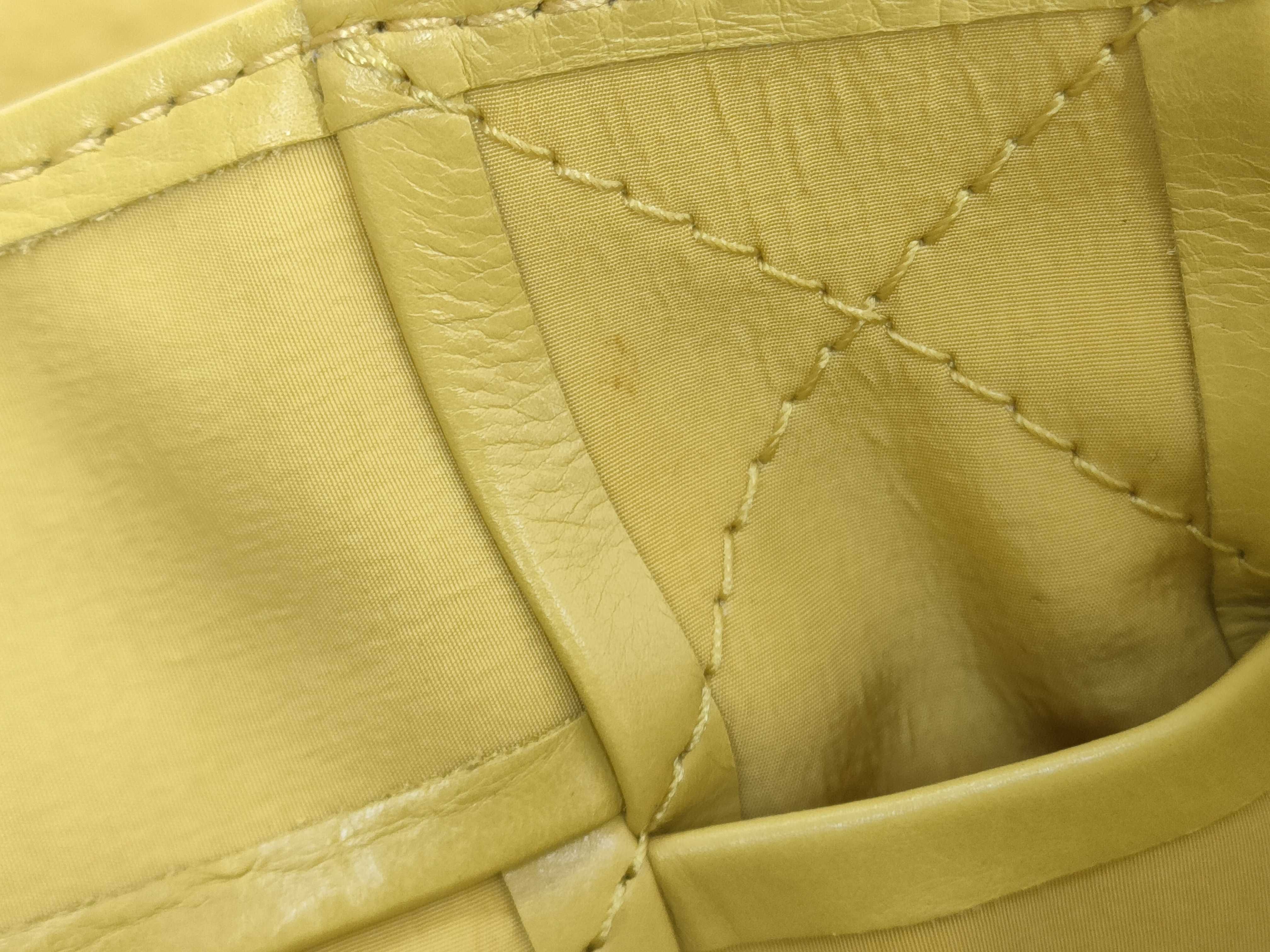 Intrecciato Bottega Veneta Cassette Yellow Shoulder Bag — view 14
