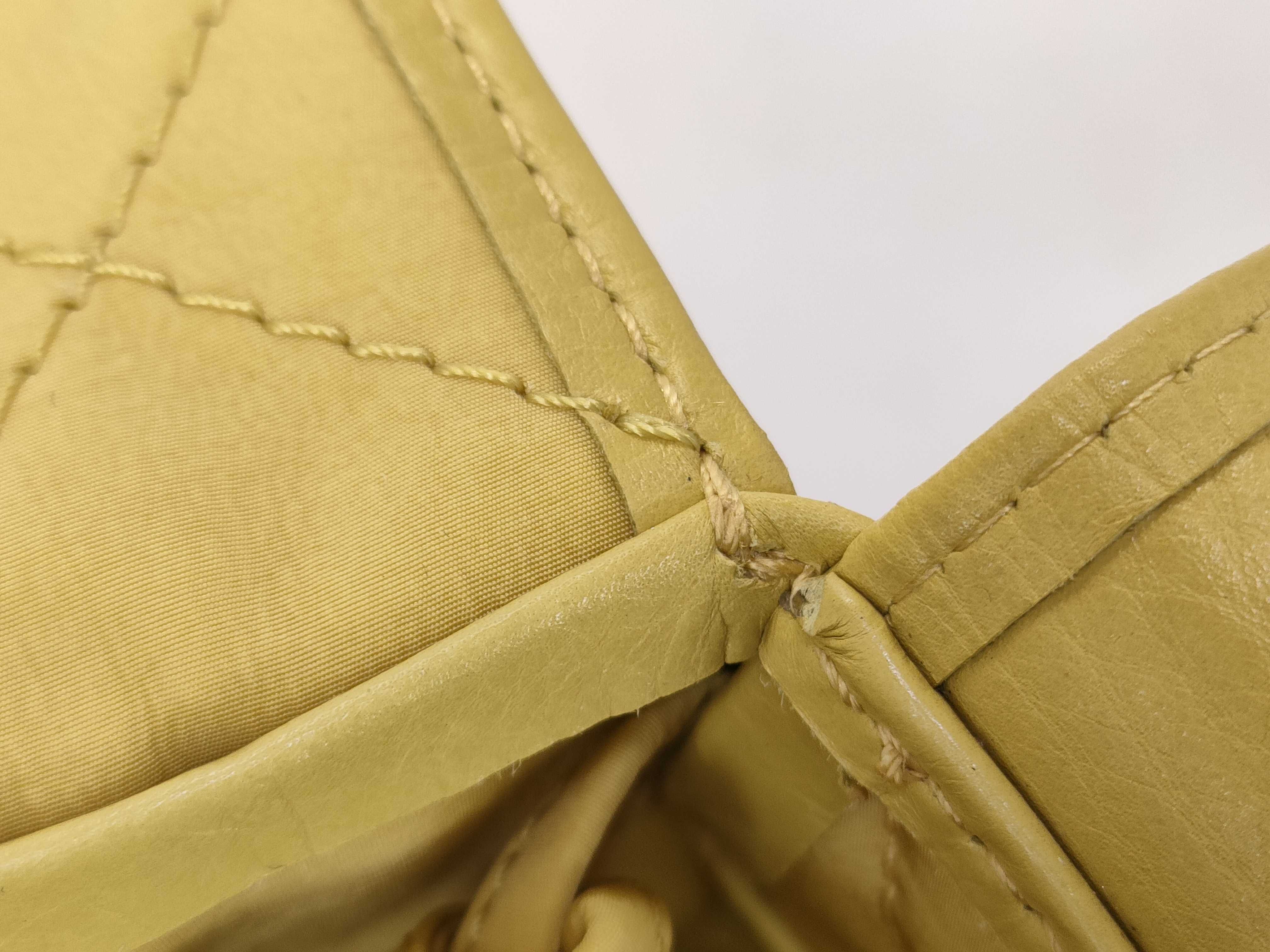 Intrecciato Bottega Veneta Cassette Yellow Shoulder Bag — view 9