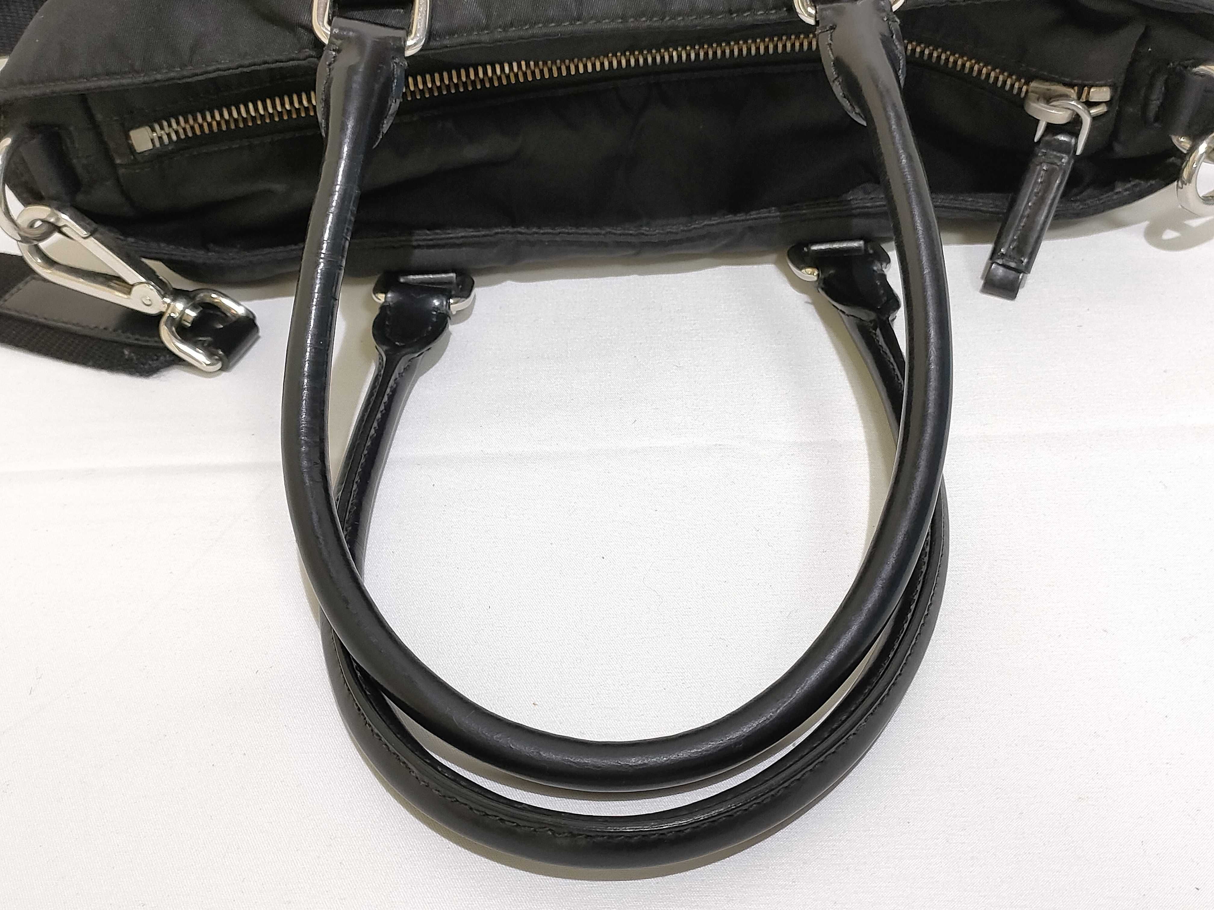 Nylon Prada Tessuto Handbag Black Handbag — view 3