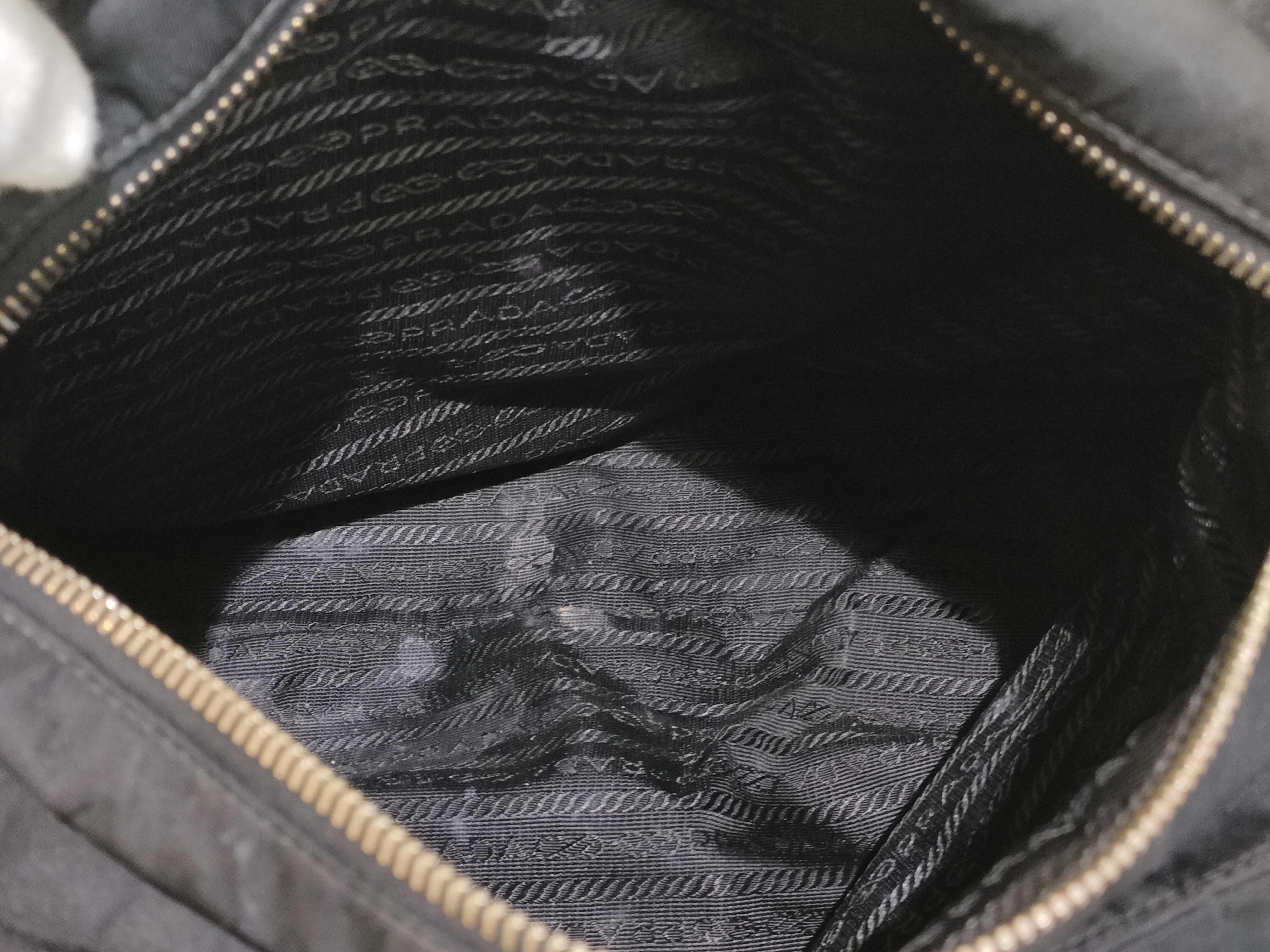 Nylon Prada Tessuto Handbag Black Handbag — view 9