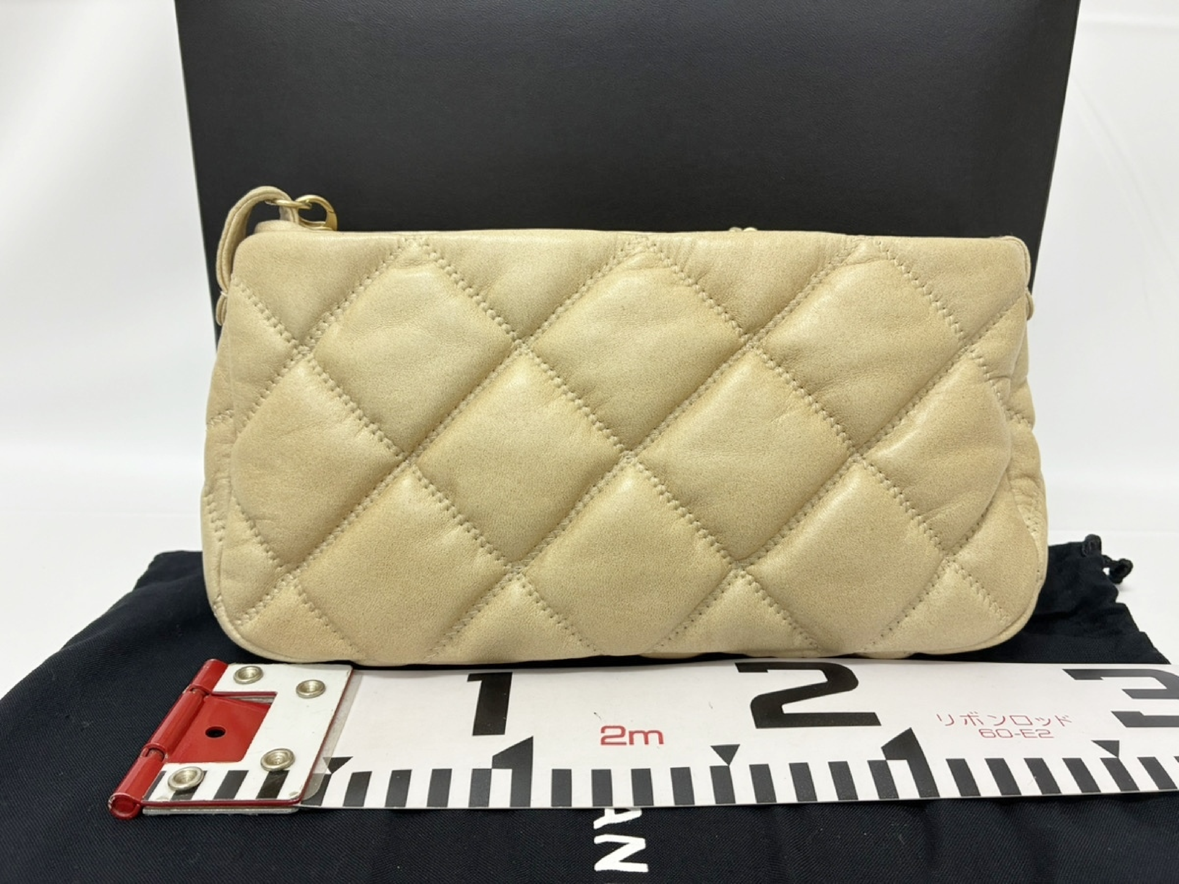Matelassé Chain Bag, Bubble Quilted Leather — view 2